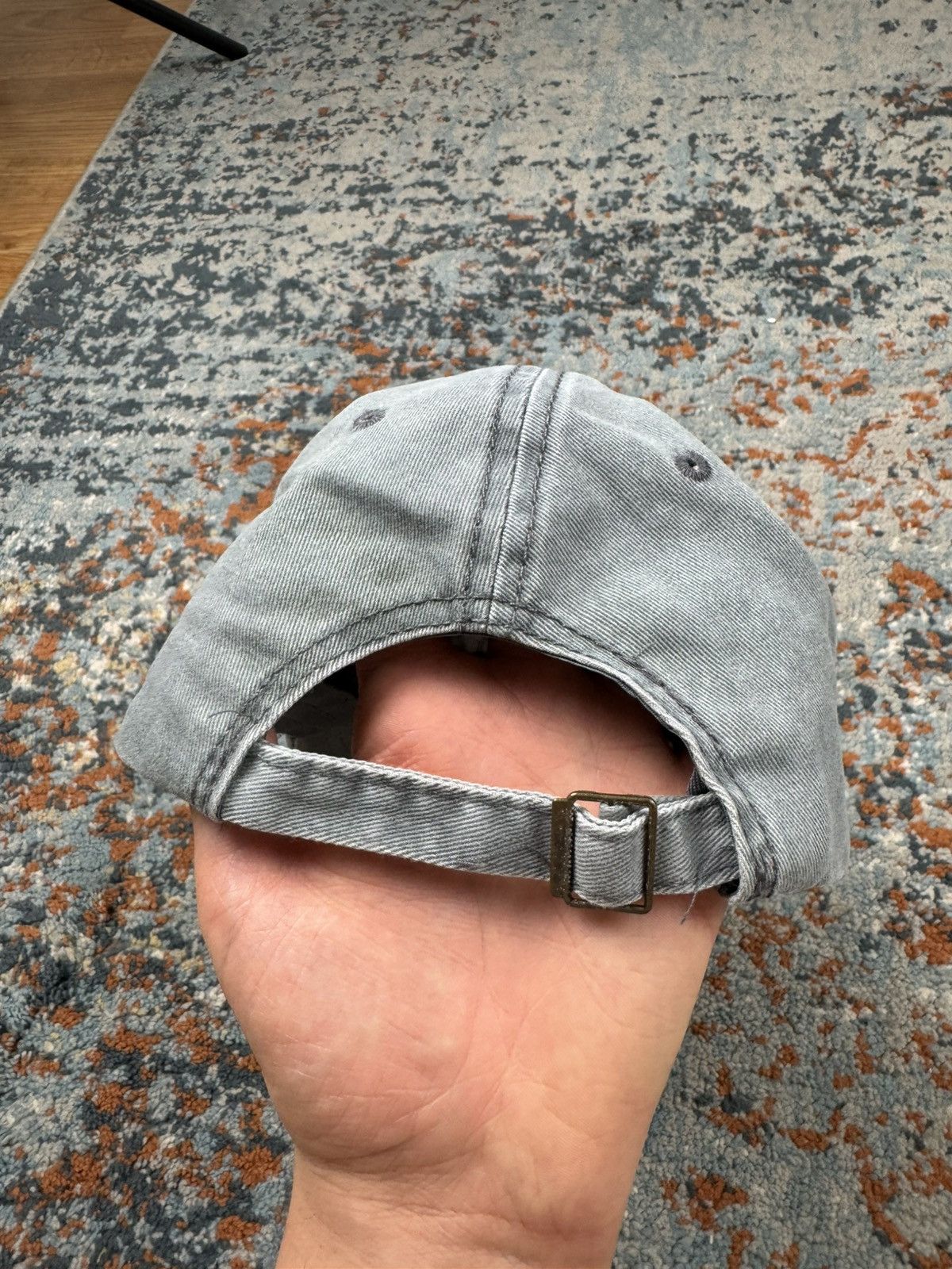 Vintage Vintage 00s New York distressed denim jeans hat Size ONE SIZE - 3 Thumbnail