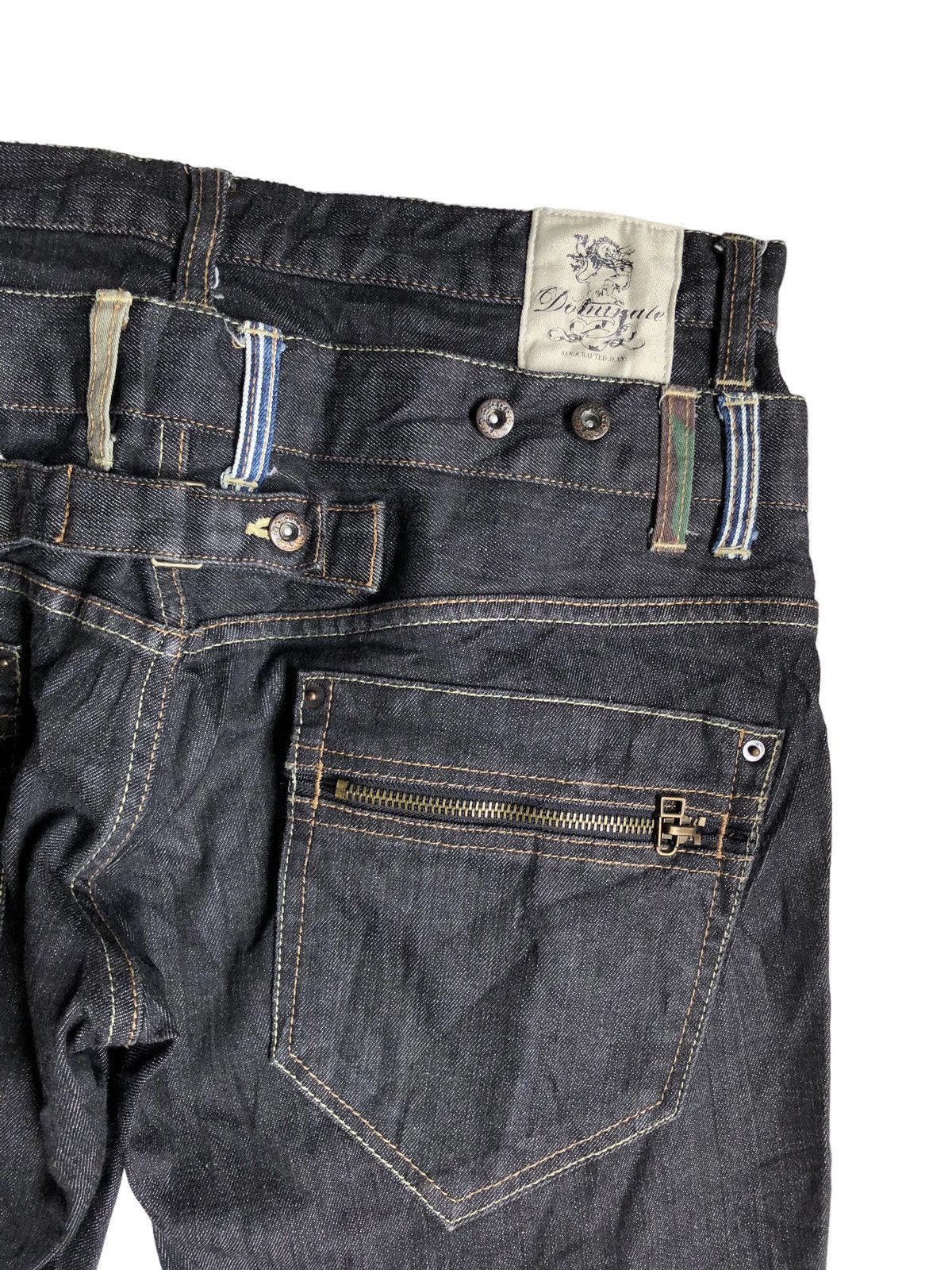 If Six Was Nine Japanese Brand Dominate Double Waist Jeans Size US 32 / EU 48 - 12 Thumbnail