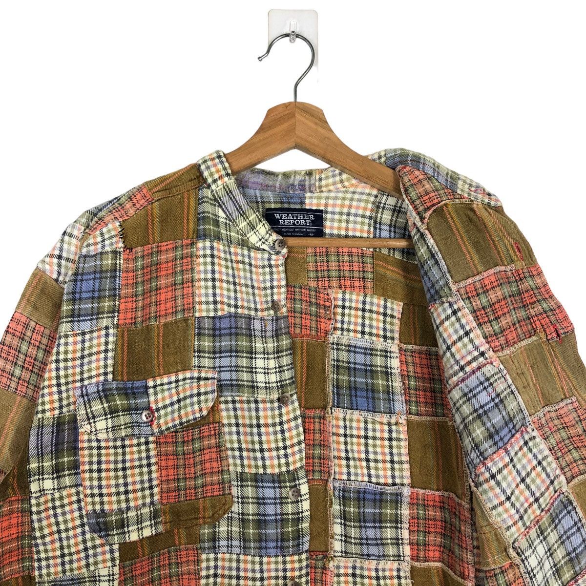 Flannel 🔥90’s Vintage Flannel Jacket Weather Report Tartan Design Size US M / EU 48-50 / 2 - 10 Thumbnail