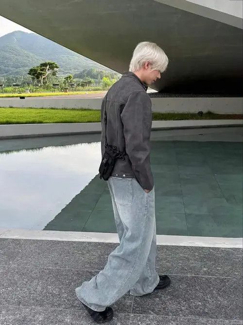 Other Baggy VIntage 90s Jeans Denim Size US 32 / EU 48 - 3 Thumbnail