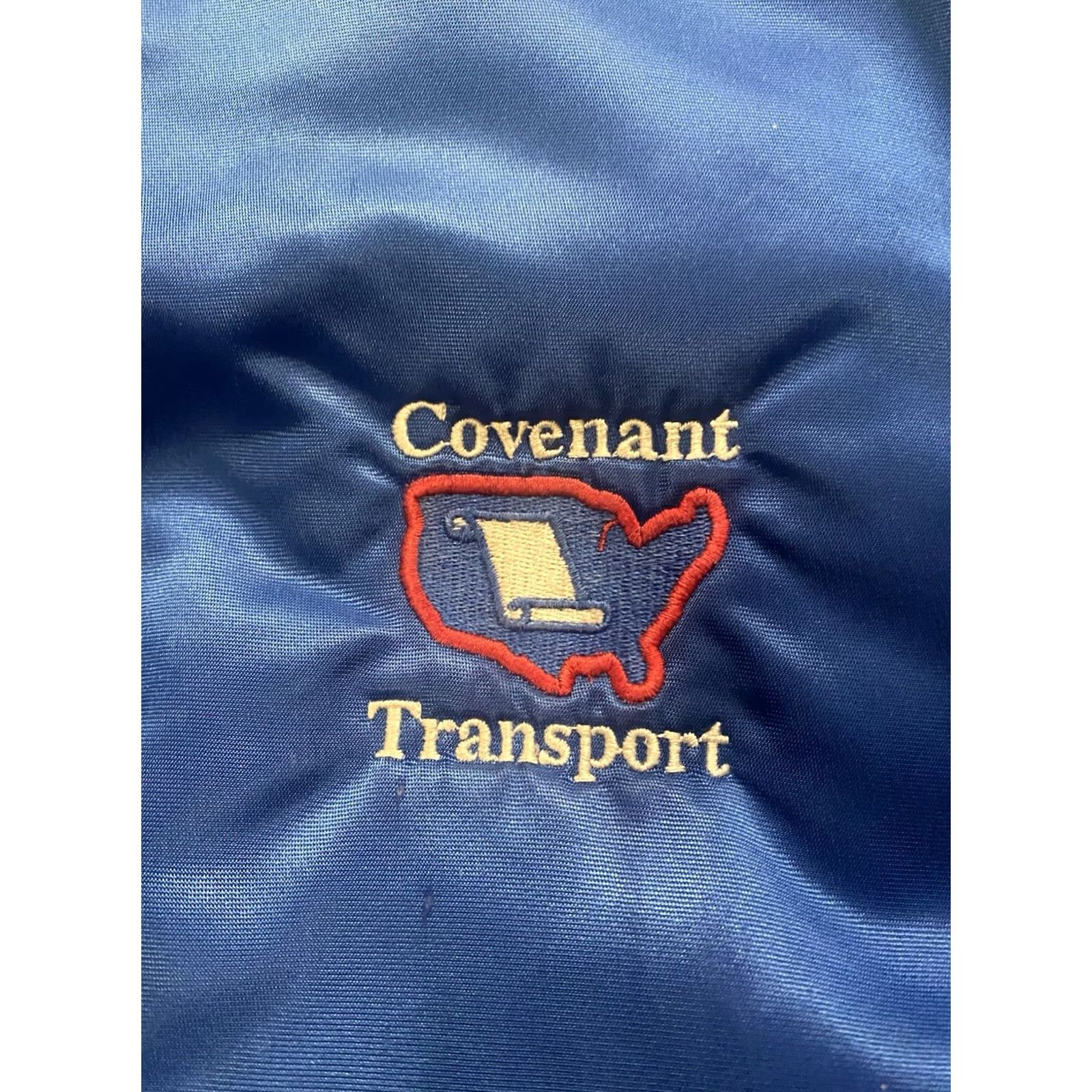 Vintage VINTAGE Game Sportswear Bomber Jacket Men's 2XL Blue Nylon Satin Quilted Logo Pocket Bonded 90s Transportation Theme Size US XXL / EU 58 / 5 - 7 Thumbnail