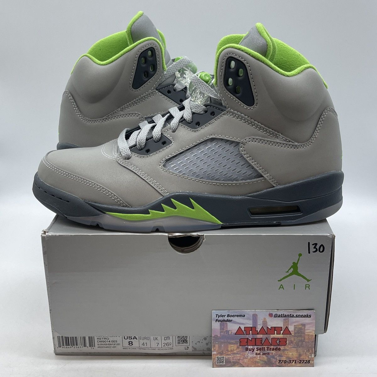 Jordan Brand Air Jordan 5 green bean Size US 8 / EU 41 - 1 Thumbnail