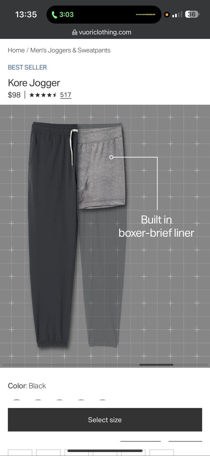 Vuori Vuori joggers Size US 33 - 5 Thumbnail