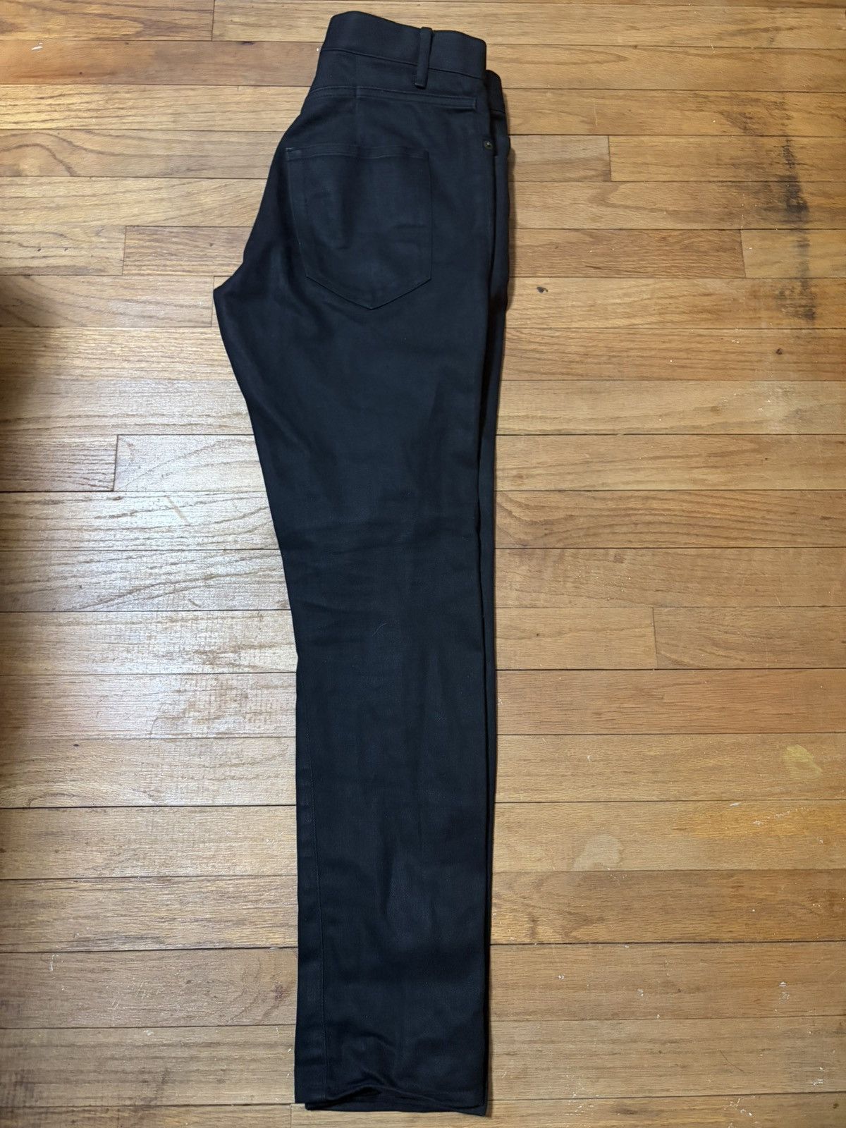 Saint Laurent Paris Black D02 Waxed denim Size US 32 / EU 48 - 2 Thumbnail