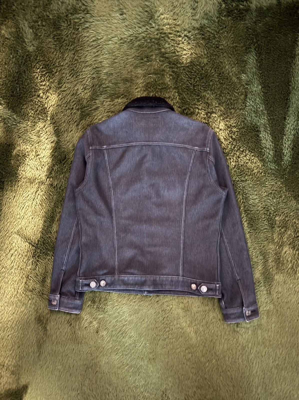 Edwin [XL] Edwin Japan Boa Collar Trucker Jacket Size US XL / EU 56 / 4 - 9 Thumbnail