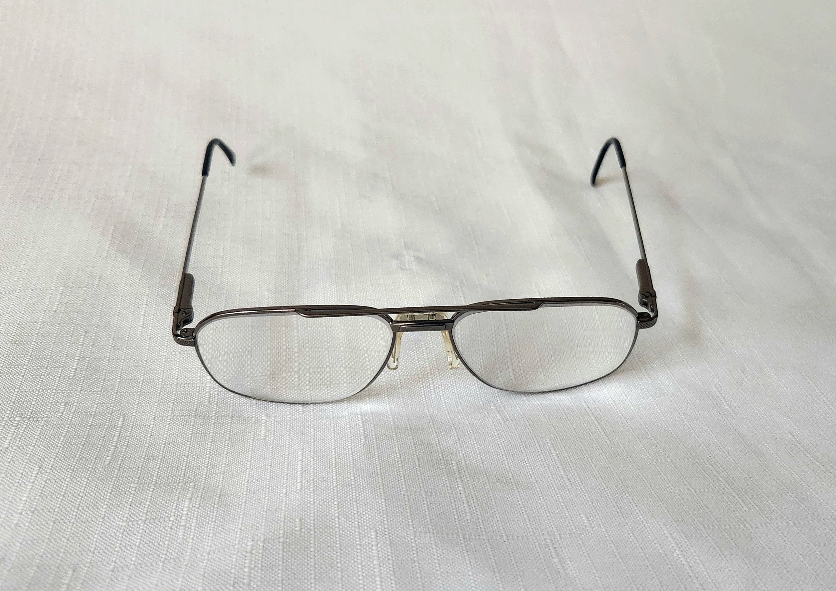 Stetson × Vintage Stetson 178 Zyloware 057 Eyeglasses Frame Men's Silver Size ONE SIZE - 3 Thumbnail