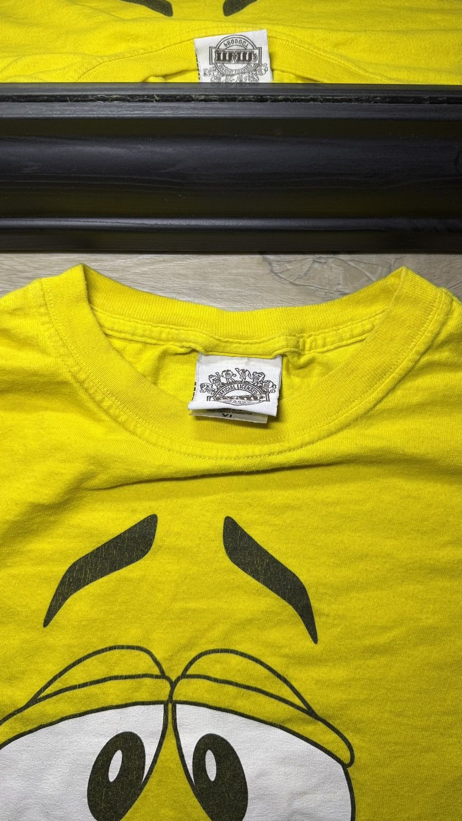 Other Vintage / Y2K M&Ms Yellow Smirk Face Shirt Size US XL / EU 56 / 4 - 3 Thumbnail