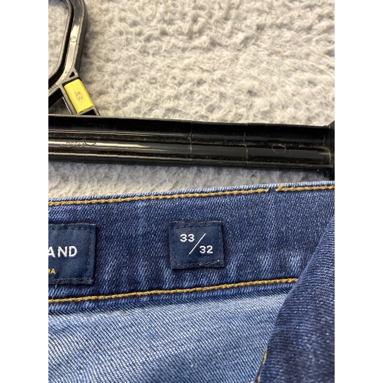 Lucky Brand Lucky Brand Jeans Adult 33X32 Blue Relaxed Bootcut Stretch Regular Inseam 32 Size 24" / US 00 / IT 34 - 4 Thumbnail