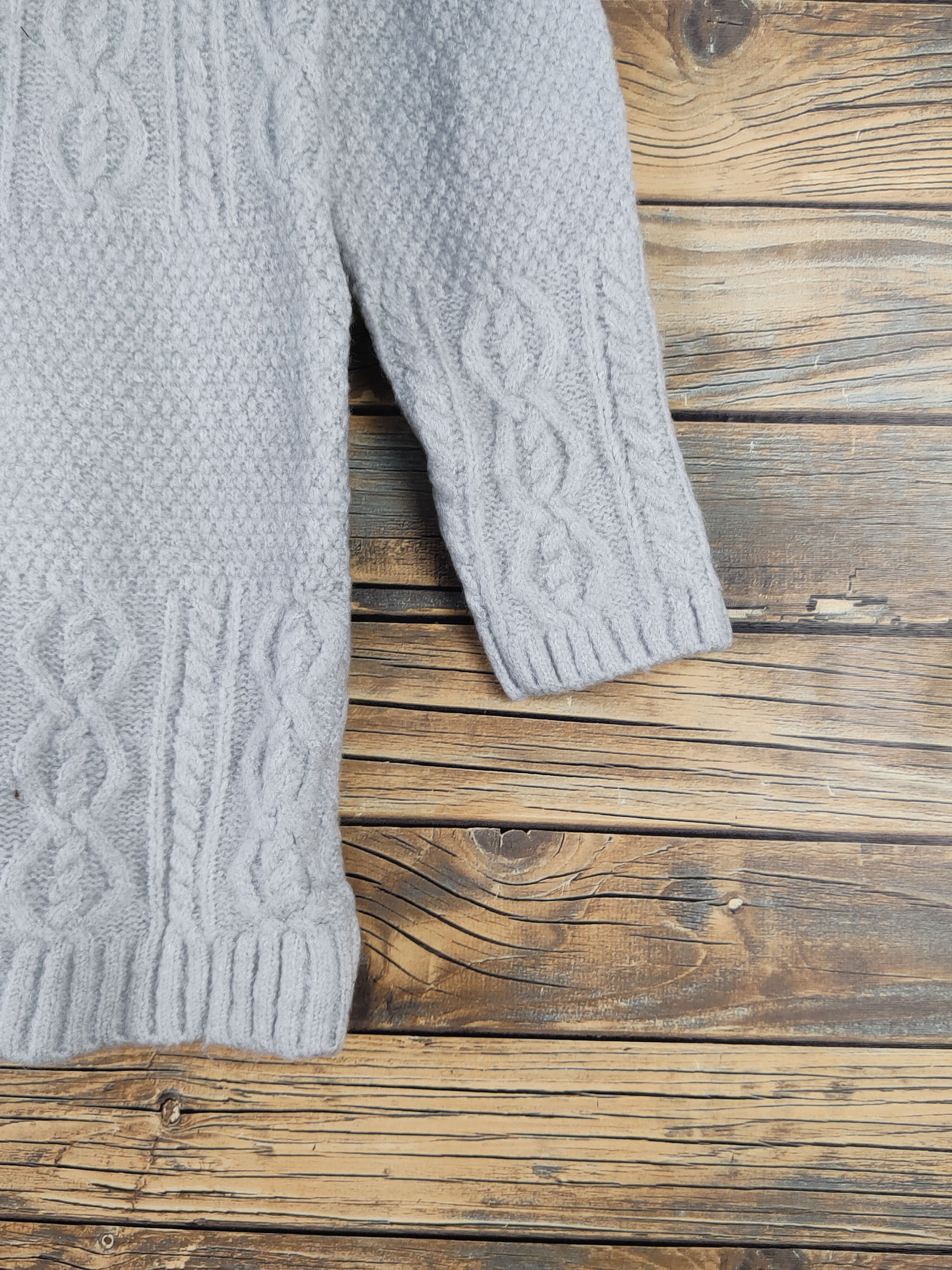 Aran Isles Knitwear × Japanese Brand × Vintage Cecil McBee Light Gray Knitwear Sweatshirts #W1683 Size M / US 6-8 / IT 42-44 - 6 Thumbnail