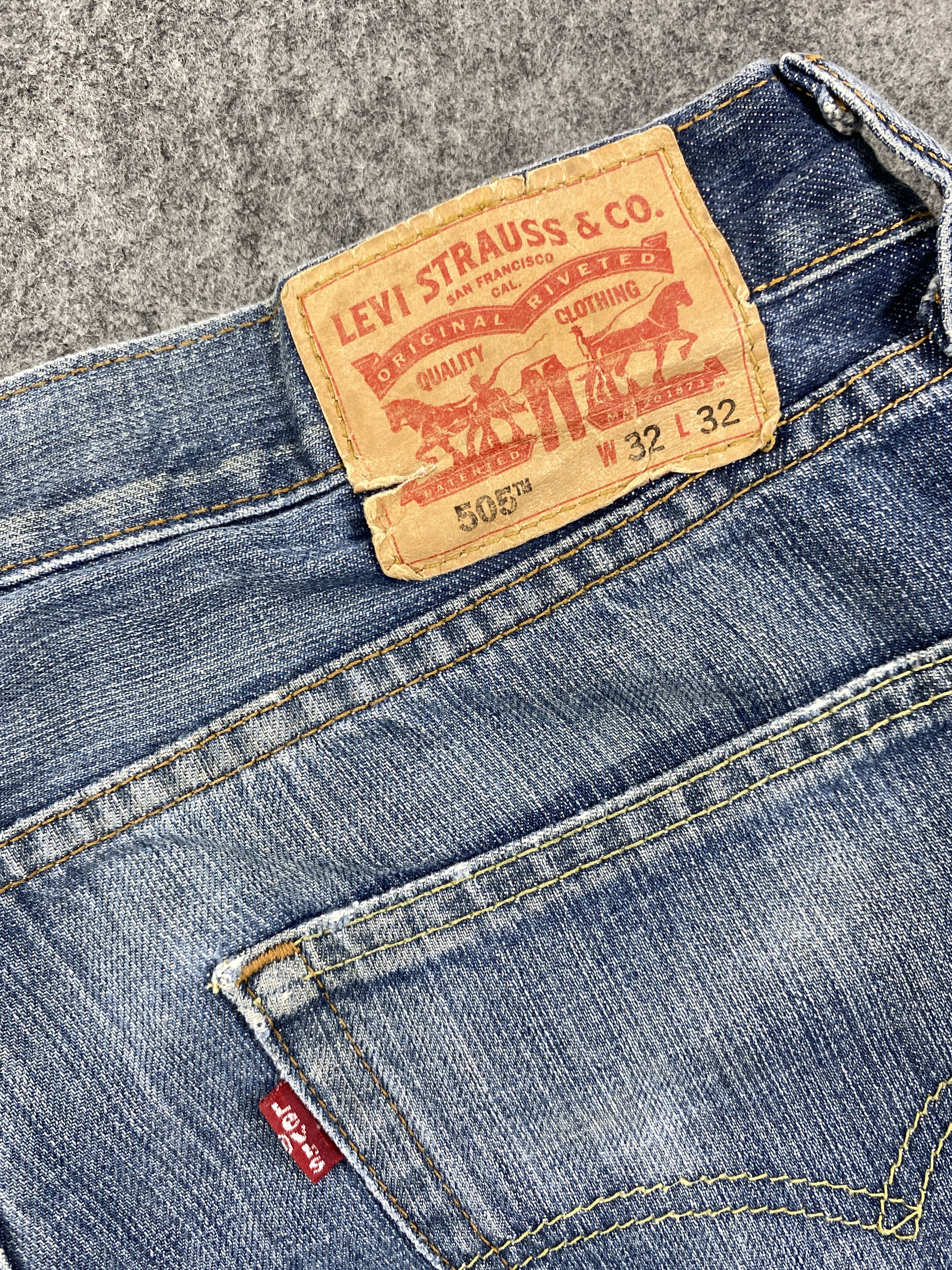 Levi's Distressed Blue Vintage Levi's 511 33x32 Denim -JN1765 Size US 33 - 9 Thumbnail