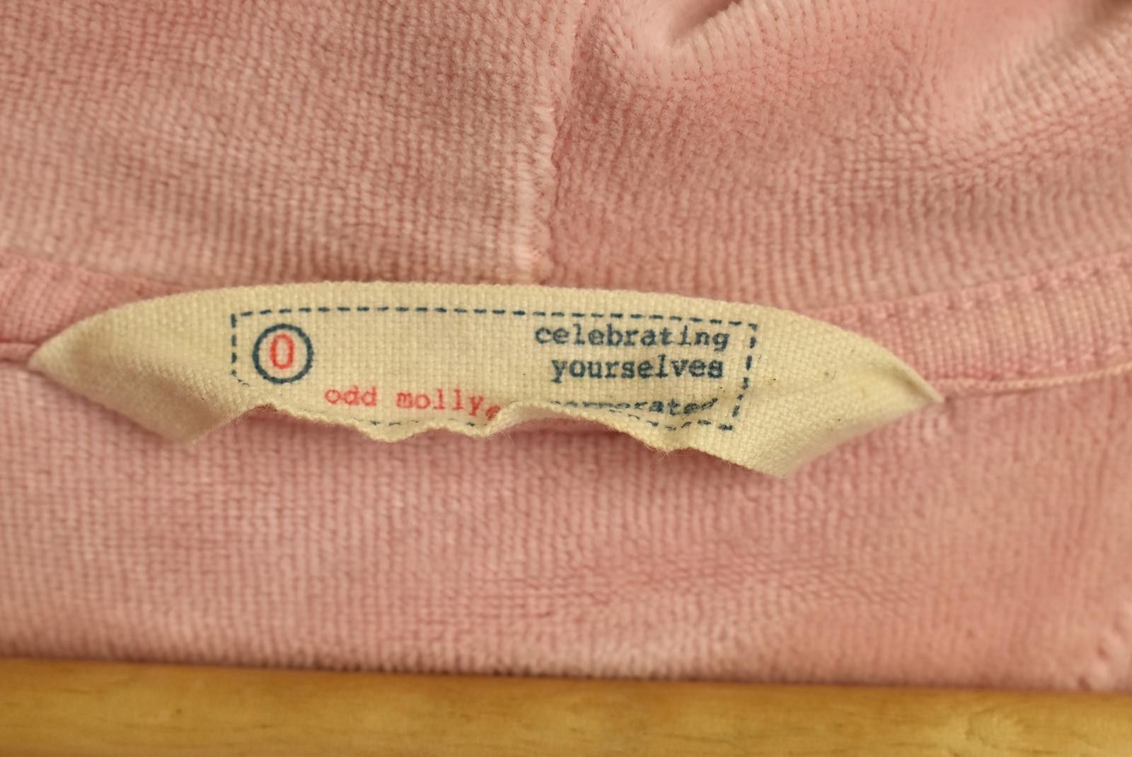 Designer Odd Molly Womens Bathrobe Pink Small No Belt Size ONE SIZE - 7 Thumbnail