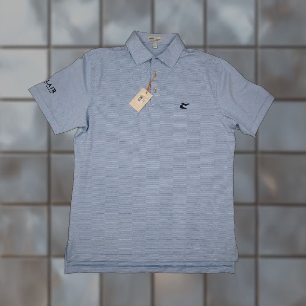 Peter Millar Peter Millar Summer Comfort Polo Men Medium Blue Sinclair Golf Logo Size US M / EU 48-50 / 2 - 1 Thumbnail