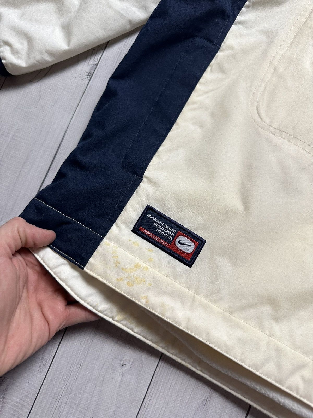 Nike × Vintage Vintage Nike jacket anorak big logo size Xs/S Size US XS / EU 42 / 0 - 4 Thumbnail