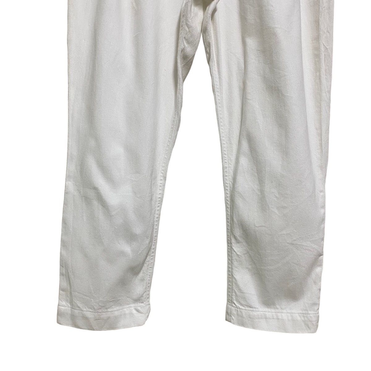 Orslow Orslow White Billy Cropped Pants Size US 29 - 9 Thumbnail