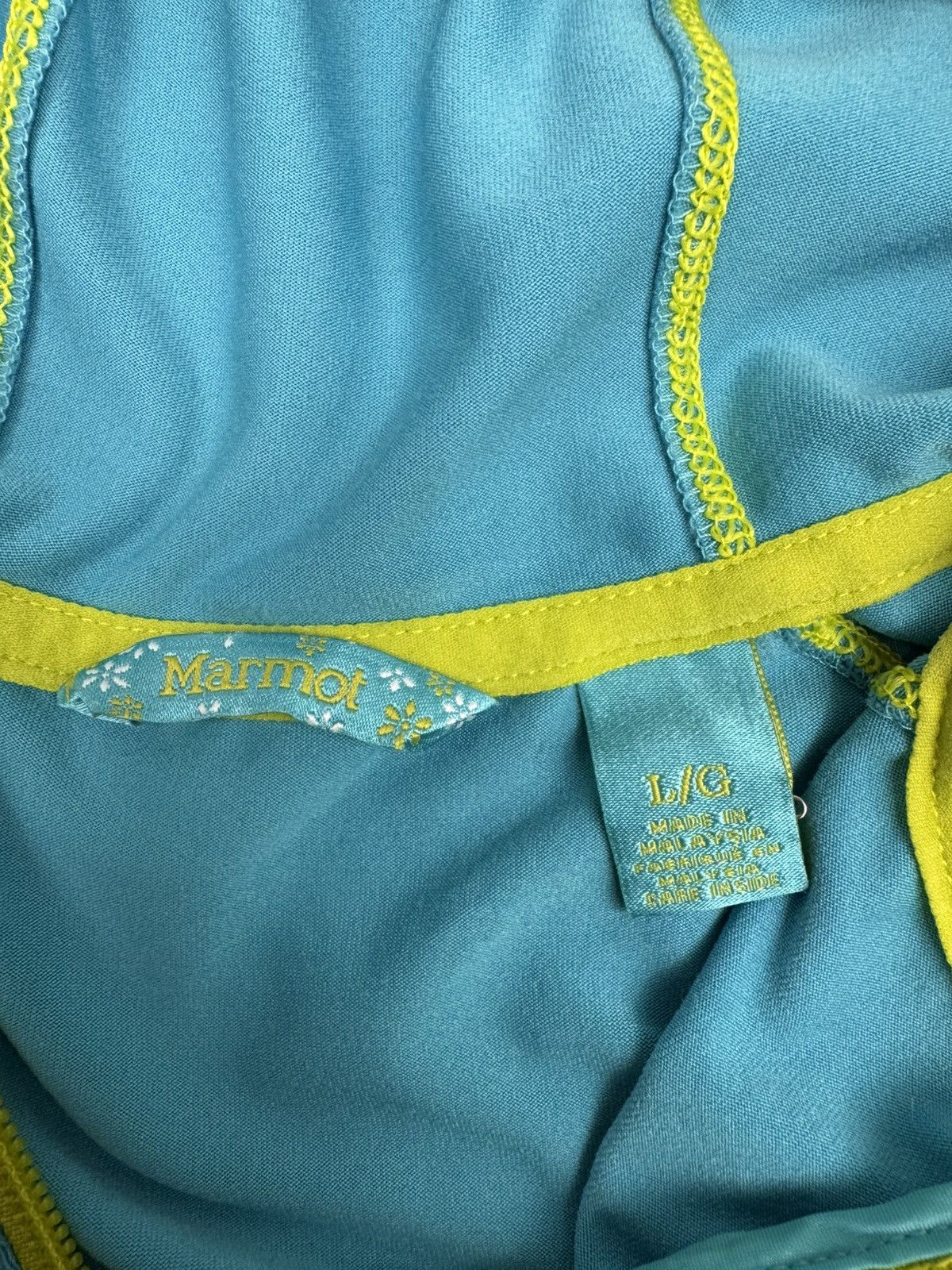 Marmot Marmot Women Thermal Zip Hoodie Turquoise Size L Size L / US 10 / IT 46 - 4 Thumbnail