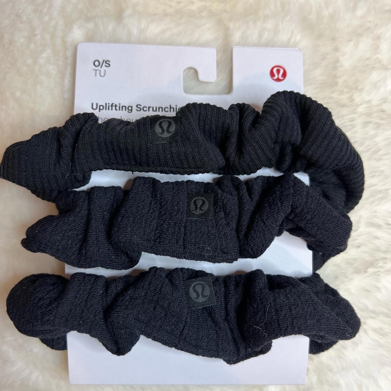 Designer Lululemon Uplifting Scrunchie Black Size ONE SIZE - 2 Thumbnail