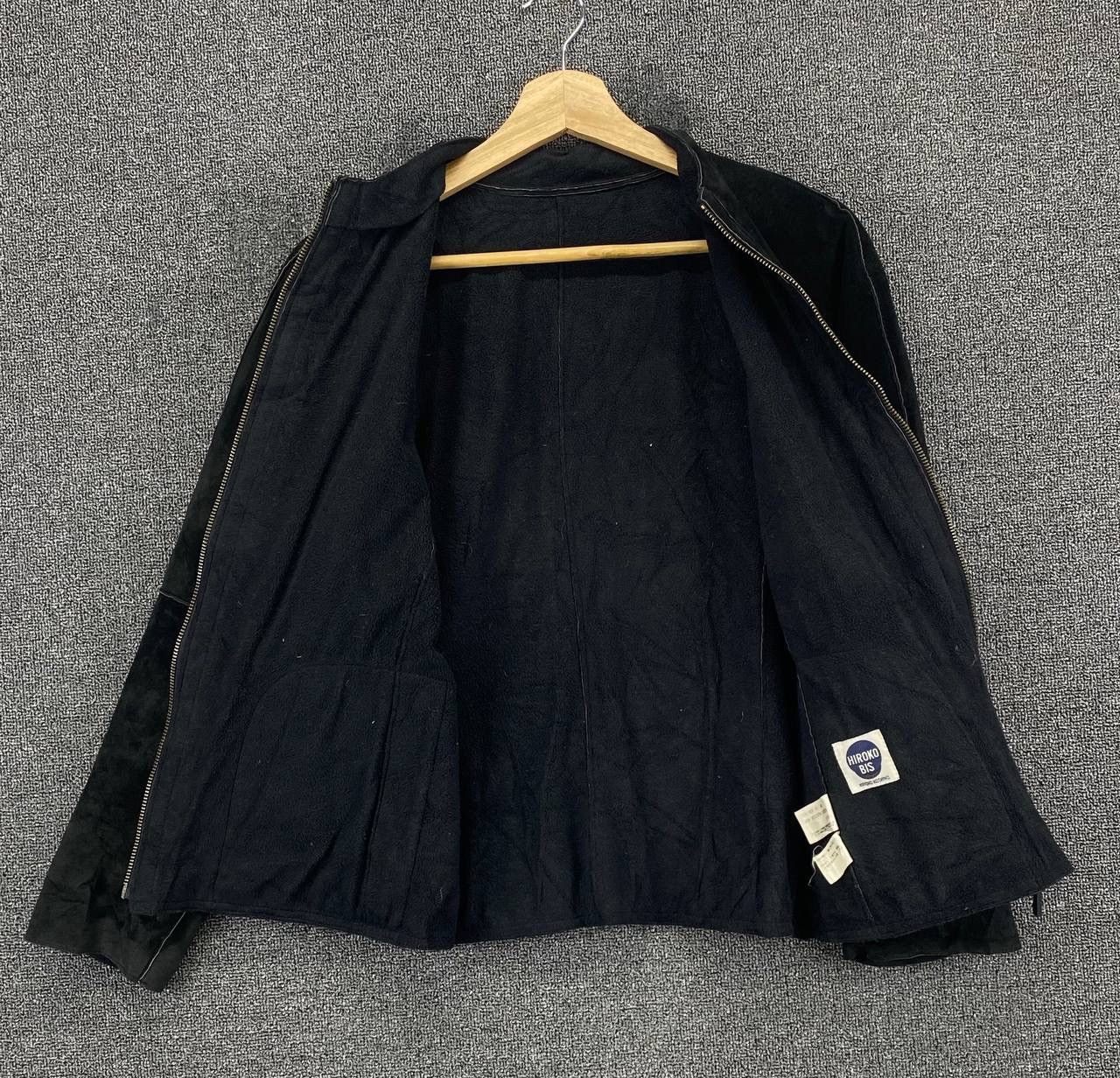 Hiroko Koshino Homme Vintage Hiroko Bis by Hiroko Koshino Leather Jacket Size S / US 4 / IT 40 - 5 Thumbnail