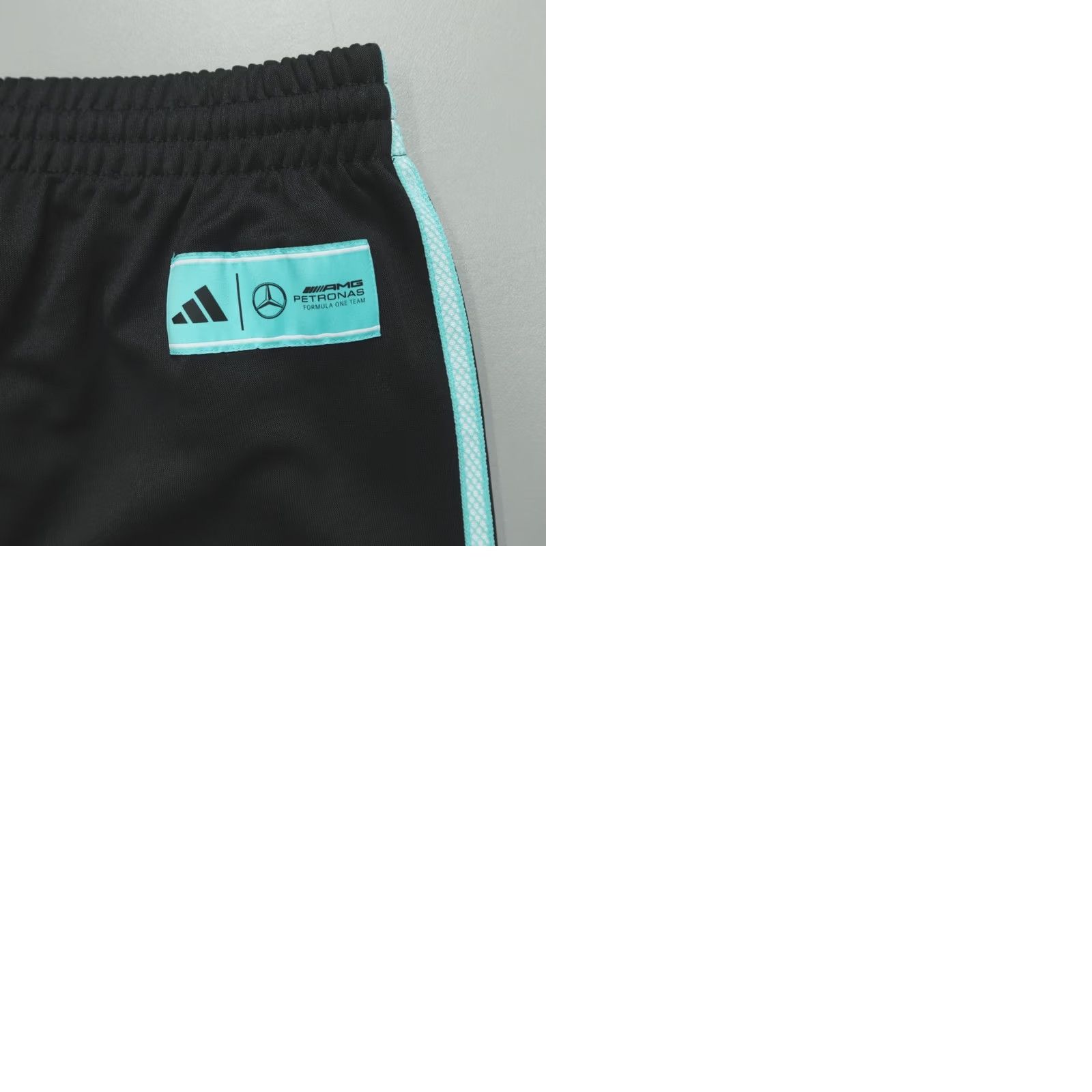 Adidas Adidas Mercedes-AMG Petronas F1 Team Track Pants Black Blue Men’s L KG4744 Pants Track Nike Size US 33 - 9 Thumbnail