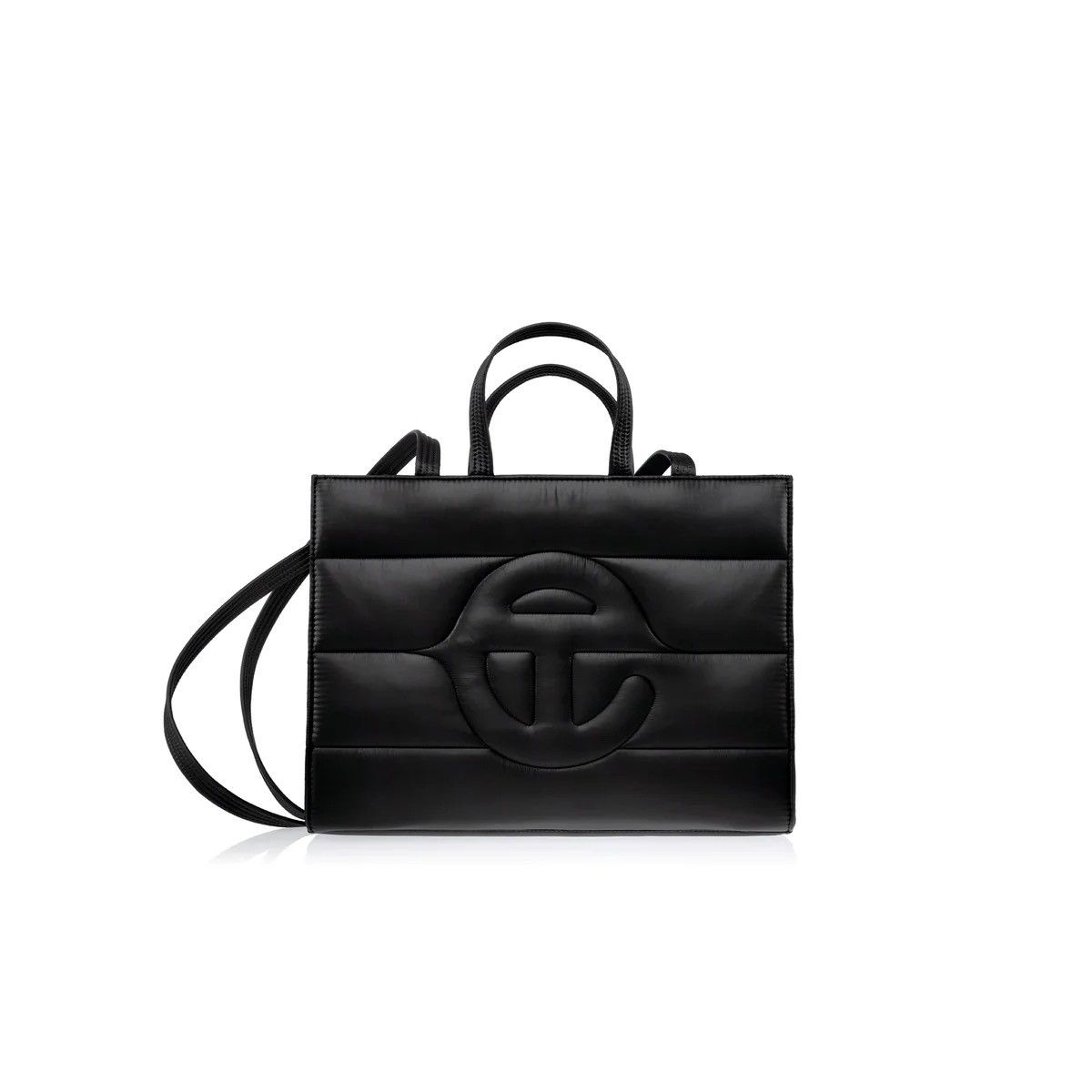 Moose Knuckles × Telfar MEDIUM PUFF SHOPPER (BLACK) Size ONE SIZE - 1 Thumbnail