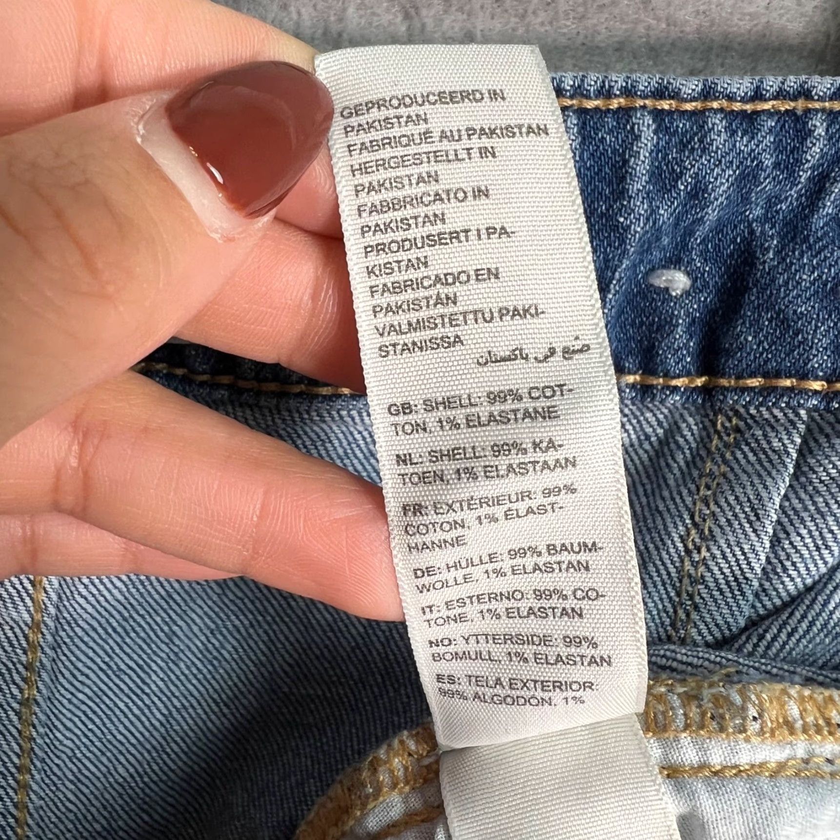 FatFace Fatface Womens Jeans Size 8R Blue Cropped Denim Wide-Leg 5-Pocket Style Regular Rise High Inseam 25 in Cotton Blend Denim Shirt? Size 30" / US 8 / IT 44 - 4 Thumbnail