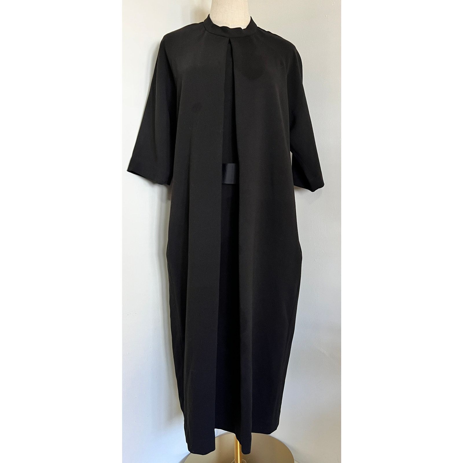 Henrik Vibskov RARE RUNWAY FALL 2016 HENRIK VIBSKOV BLACK DRESS – LOOK 29 Size S / US 4 / IT 40 - 2 Thumbnail