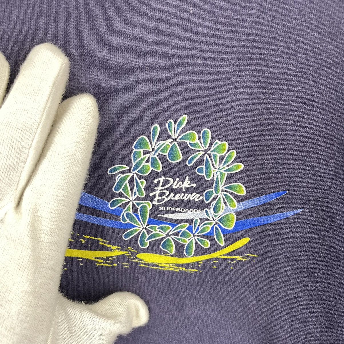 Vintage 90s Vintage DICK BREWER Crew Neck Sweatshirt #1416/AW Size US L / EU 52-54 / 3 - 3 Thumbnail
