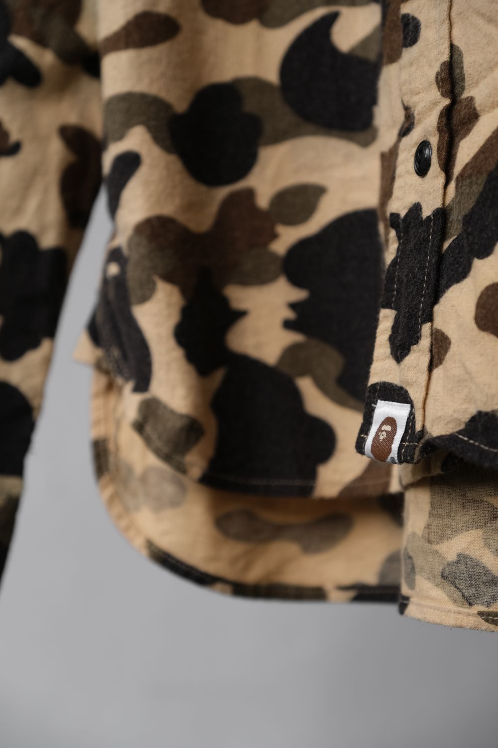 Bape A BATHING APE Camo Flannel Shirt BAPE Size US M / EU 48-50 / 2 - 4 Thumbnail