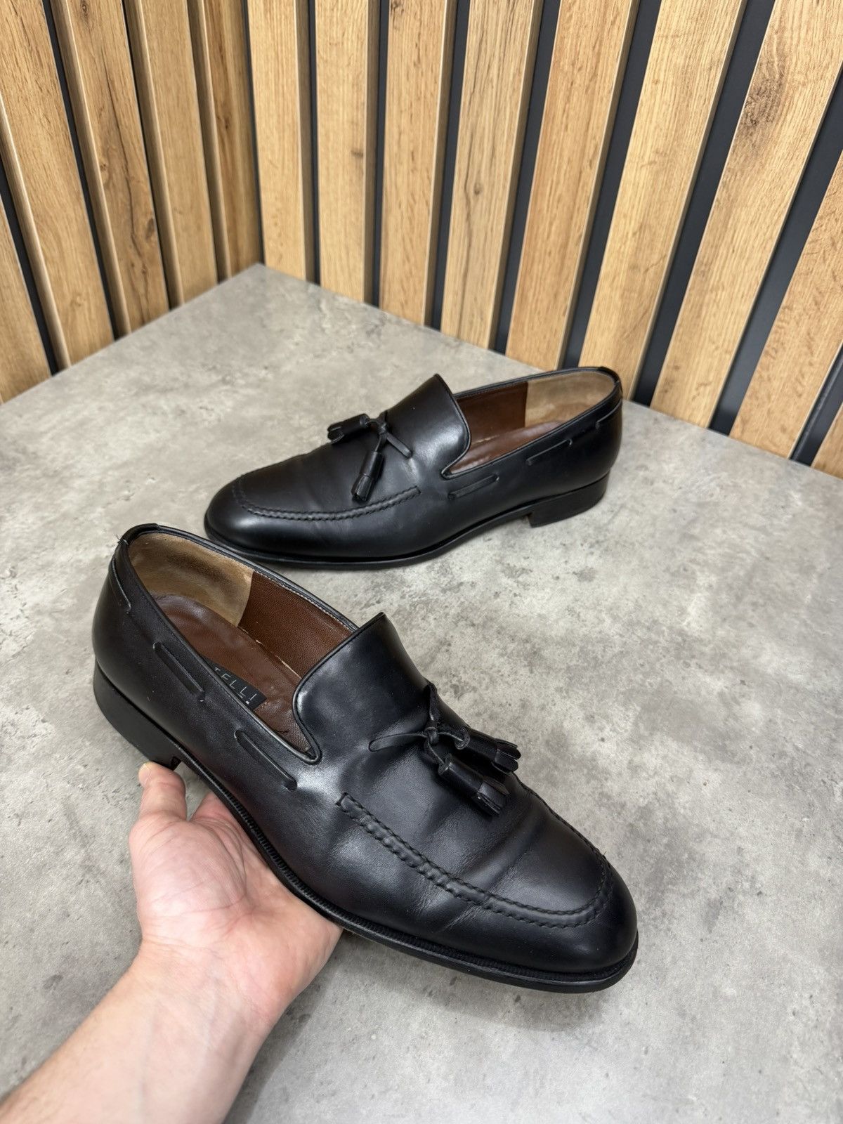 Fratelli Rossetti Fratelli Rossetti Black Tassel Loafers Men’s Size 8 1/2 Size US 9.5 / EU 42-43 - 14 Thumbnail