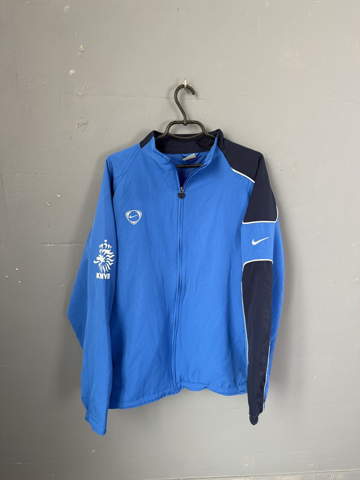 Nike Vintage Nike KNVB Nederland Track Jacket Soccer Jersey Rare Size US XL / EU 56 / 4 - 1 Thumbnail