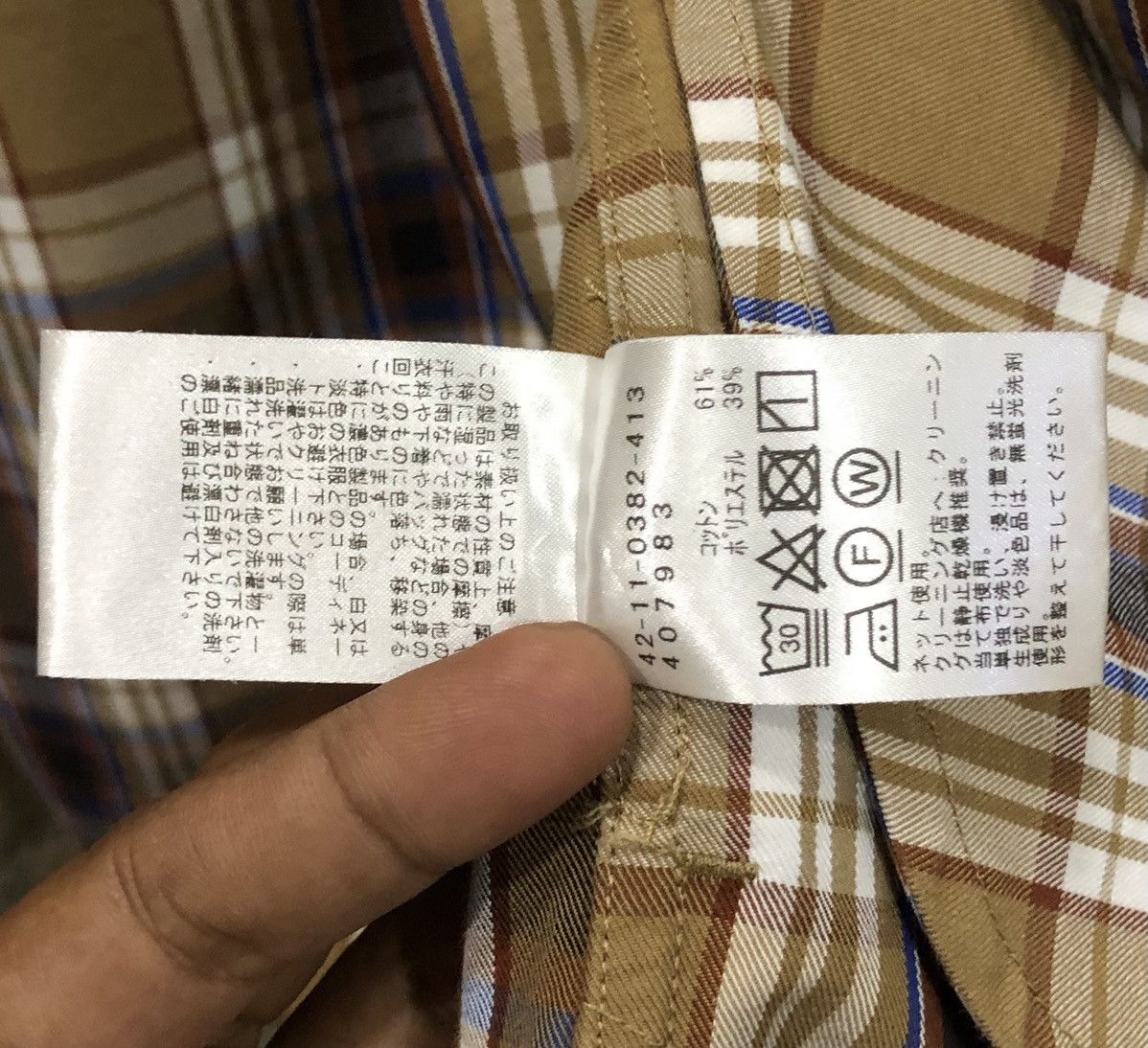 Beams Plus Beams Heart Checked Pattern Button Snap Hoodie Jacket Size US L / EU 52-54 / 3 - 14 Thumbnail