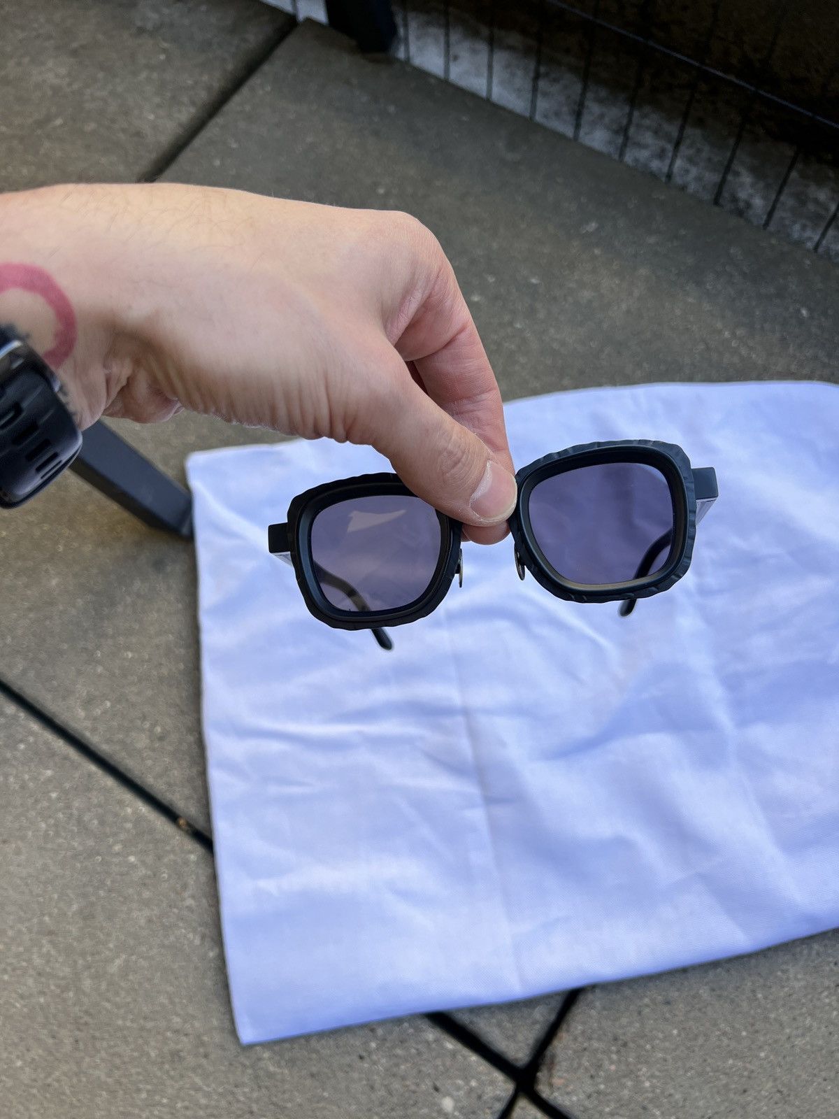 Kuboraum Kuboraum Maske Z8 Black Sunglasses Size ONE SIZE - 14 Thumbnail