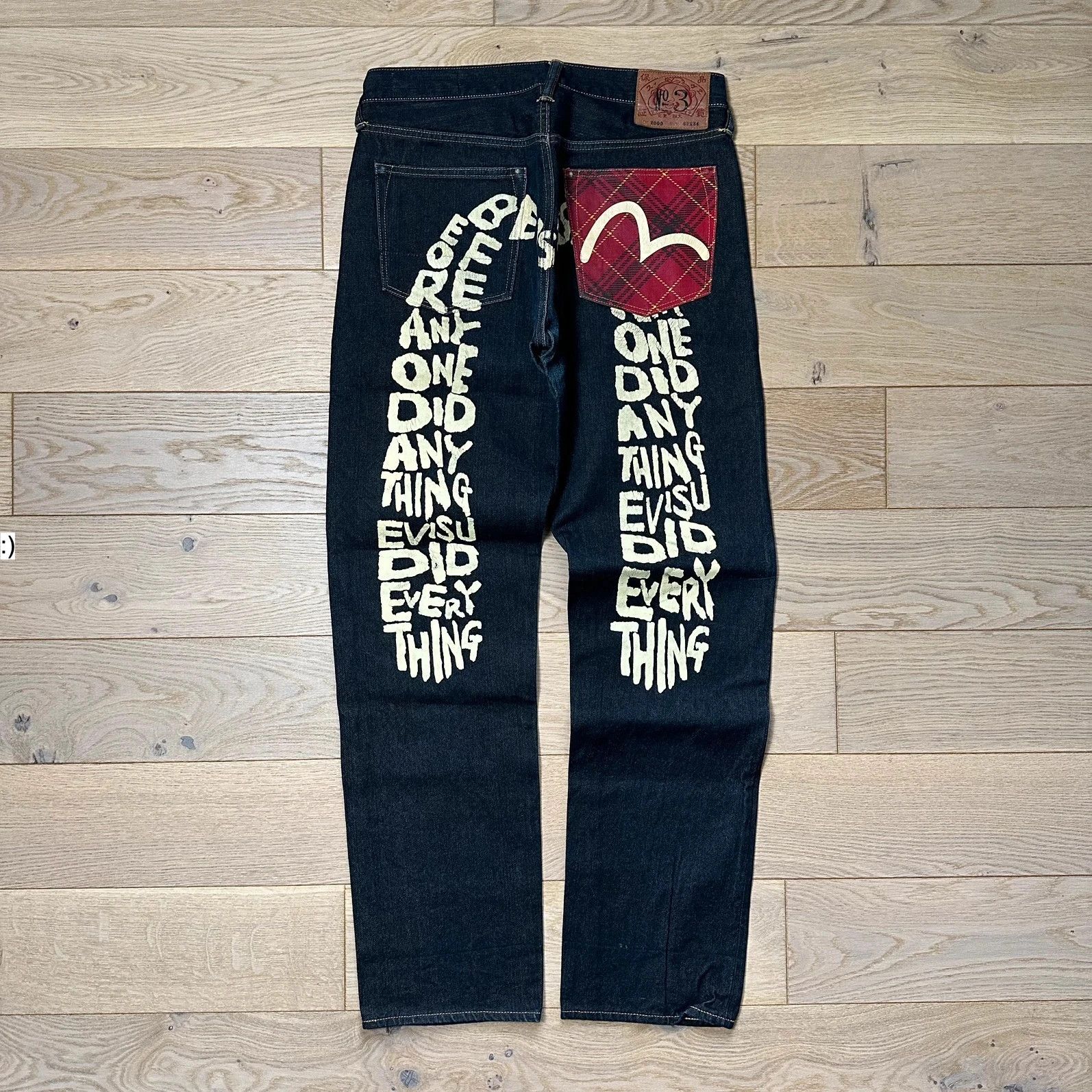 Jeans White Evisu | Grailed