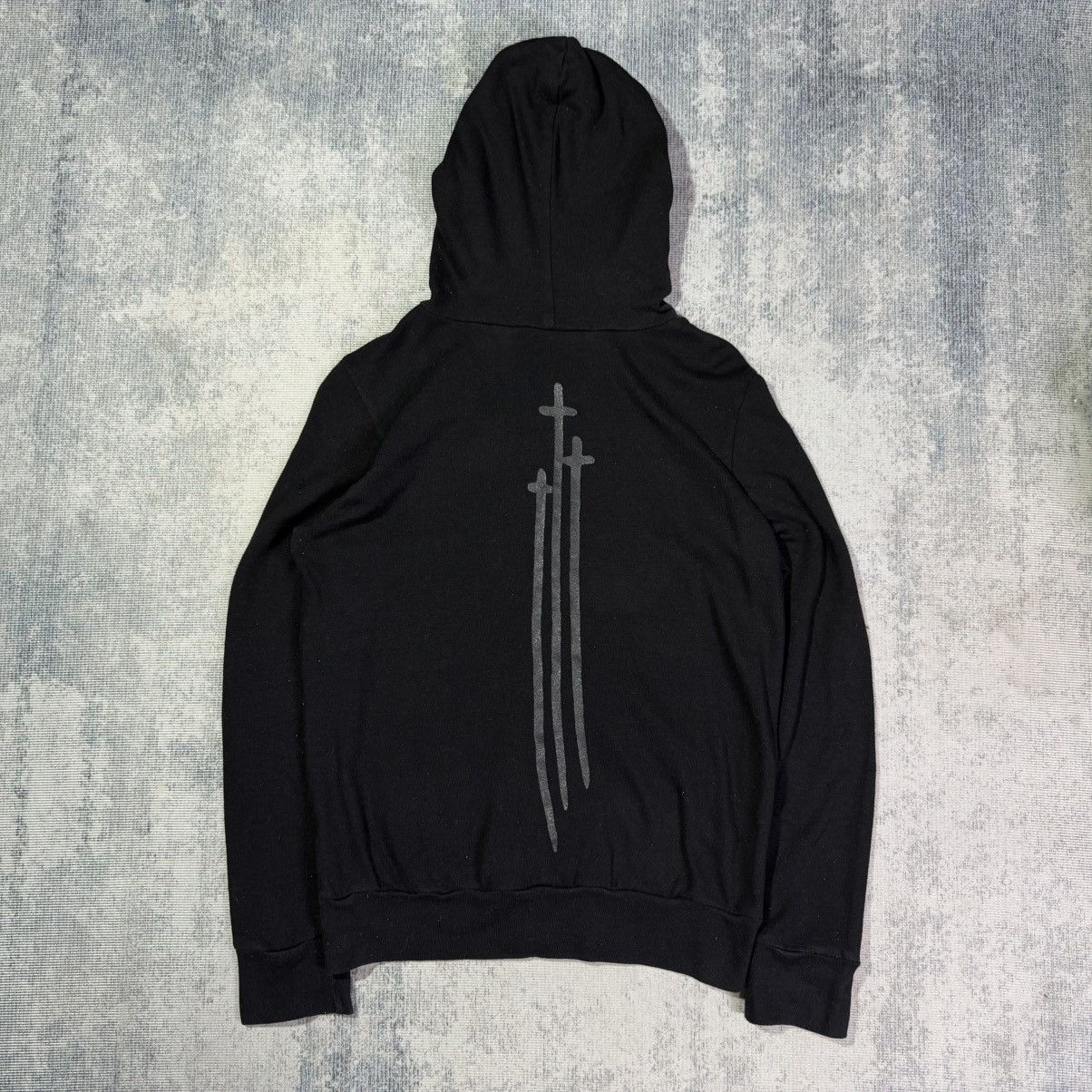 Chrome Hearts Vertical Script RS3 Cross Zip up Size M / US 6-8 / IT 42-44 - 2 Thumbnail