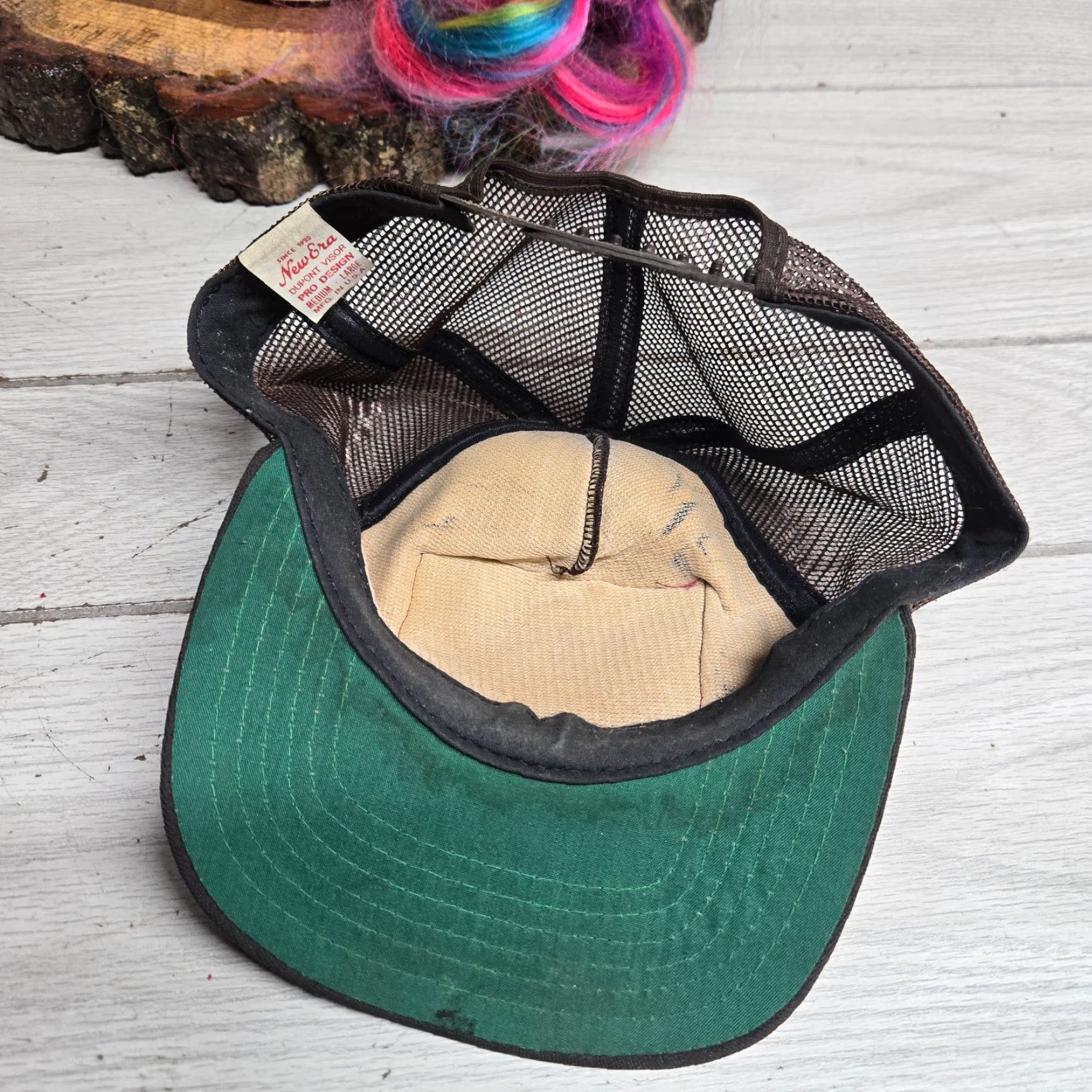 Vintage VINTAGE Pro Comm Hat Snapback Patch Cap Trucker Blacksburg VA Virginia Communications Hat Unbranded Adult One Size Brown Mens Womens Size ONE SIZE - 6 Thumbnail