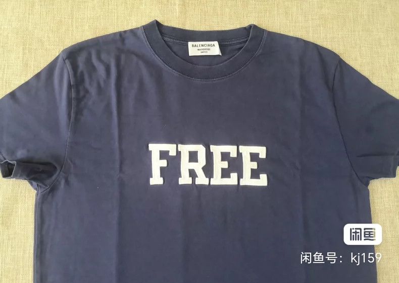 Balenciaga Balenciaga Short Sleeve T-Shirt, Blue Size US M / EU 48-50 / 2 - 5 Thumbnail