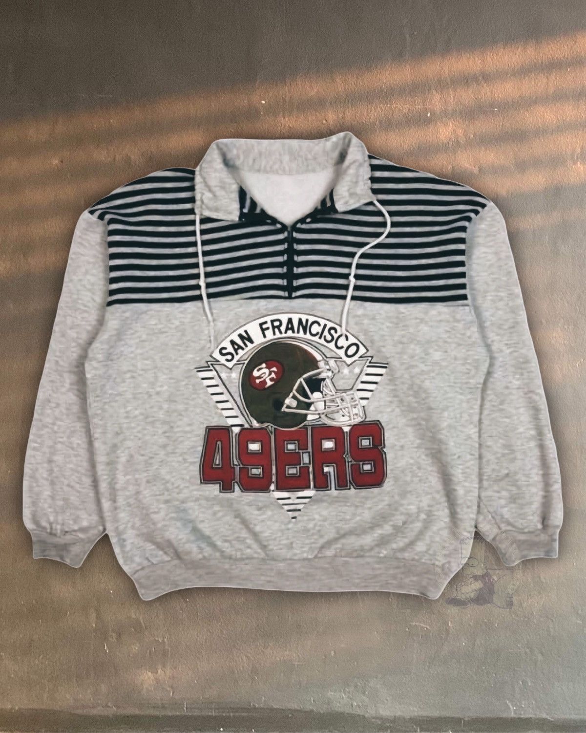 NFL vintage 90s 49ers san francisco zip sweater super bowl Size US XL / EU 56 / 4 - 1 Thumbnail