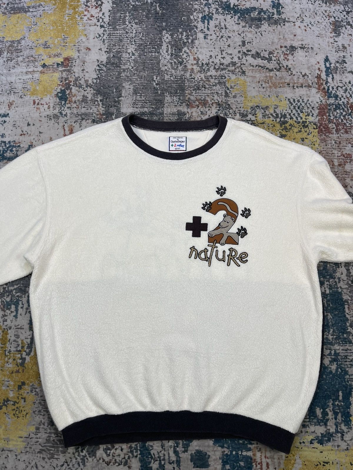 Jean Charles De Castelbajac Jean Charles De Castelbajac x +2 Nature Fleece Sweatshirt Size US M / EU 48-50 / 2 - 6 Thumbnail