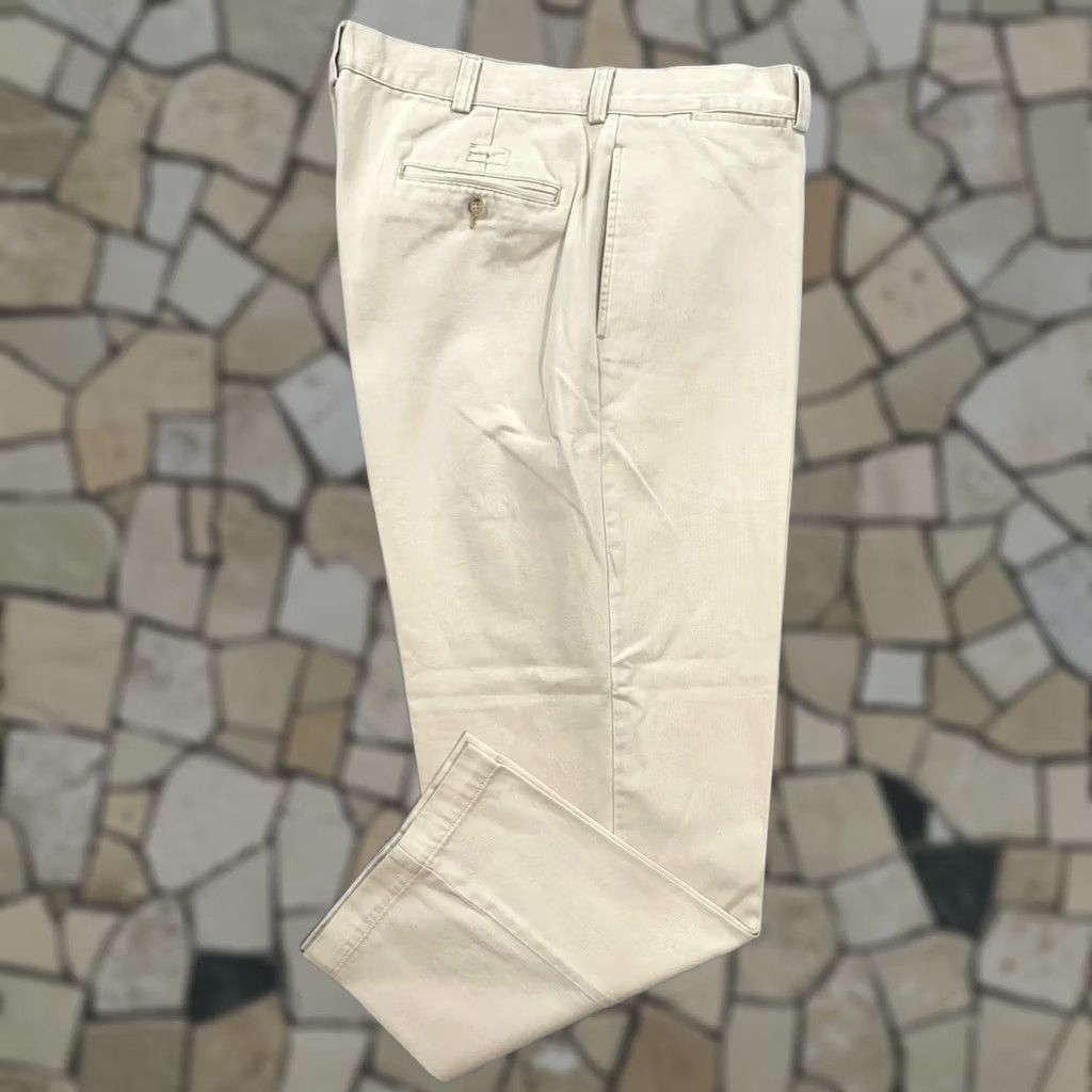 Polo Ralph Lauren VINTAGE Polo Ralph Lauren Pants Mens 38X29 Beige Chino Flat Front Philip Read Size US M / EU 48-50 / 2 - 1 Thumbnail