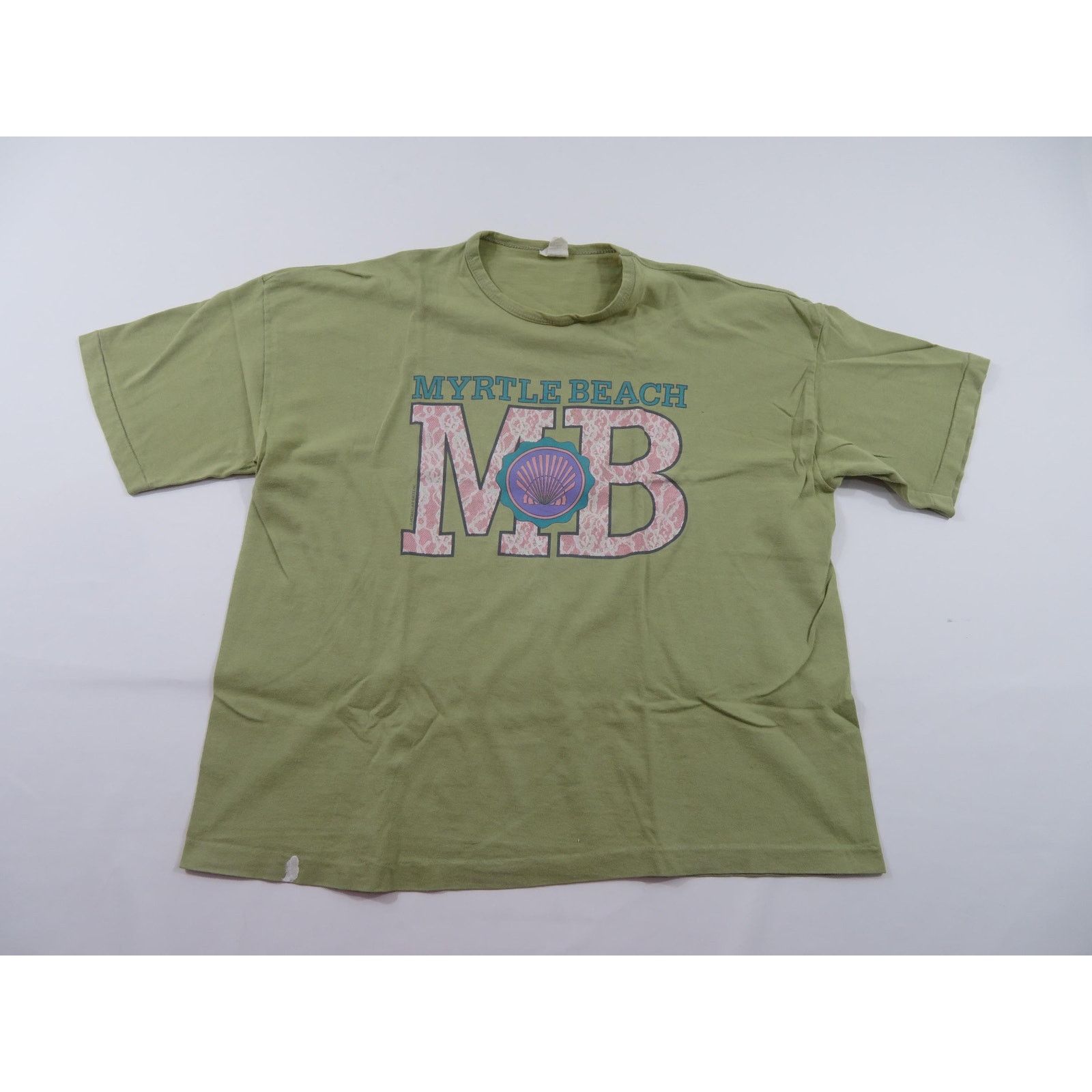 Other Myrtle Beach T-Shirt, Green, Womens Sz XL 1990s Size XL / US 12-14 / IT 48-50 - 1 Thumbnail