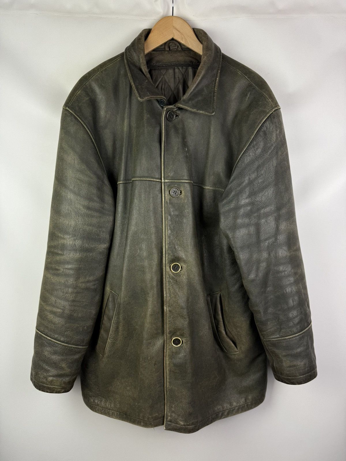 Other Helmsman Men’s Leather Jacket Coat Size 5XL Fits 2XL Size US XXL / EU 58 / 5 - 1 Thumbnail