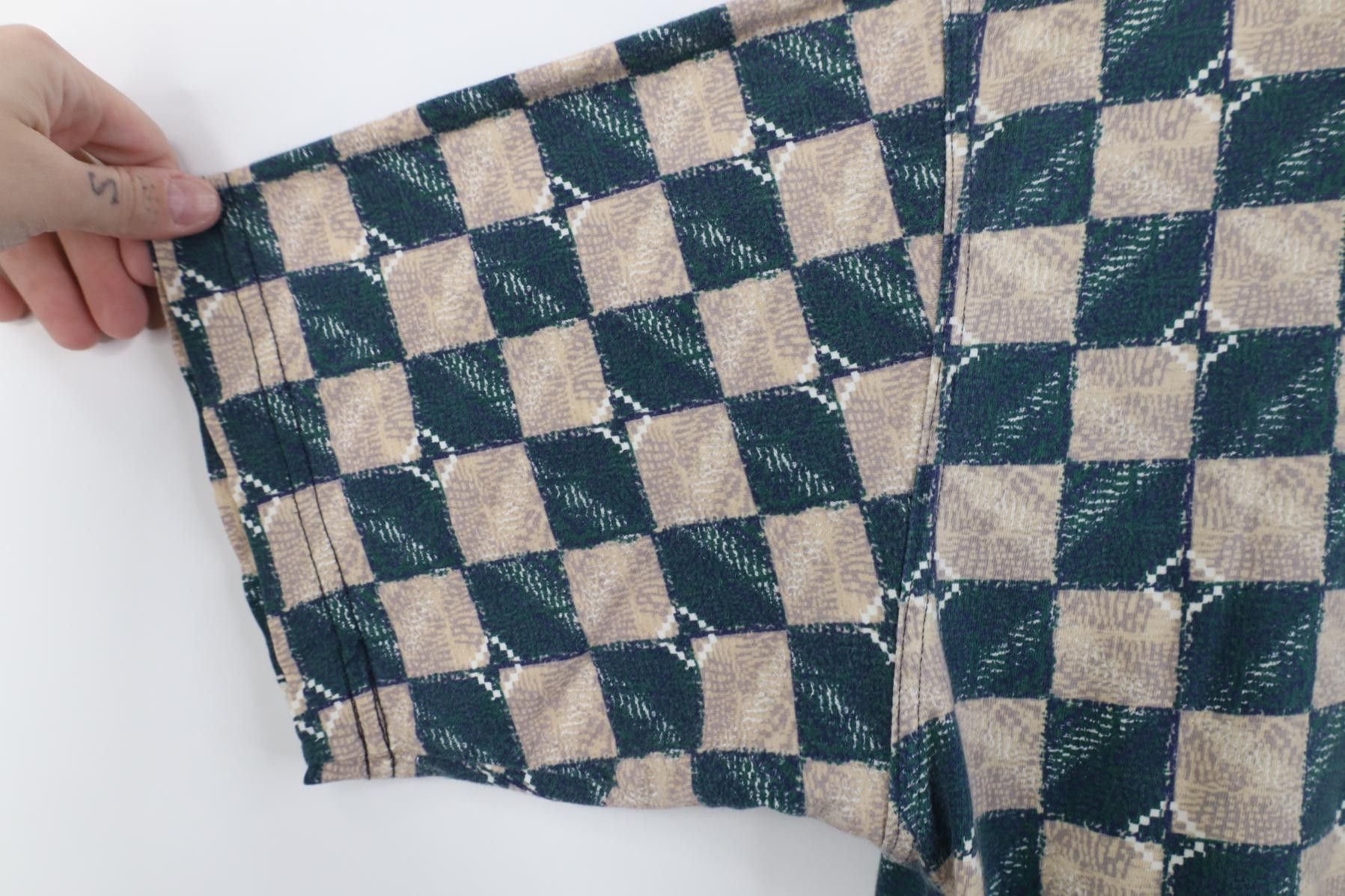 Vintage Vintage 90s Streetwear Checkered Collared Golf Polo Shirt Size US M / EU 48-50 / 2 - 5 Thumbnail