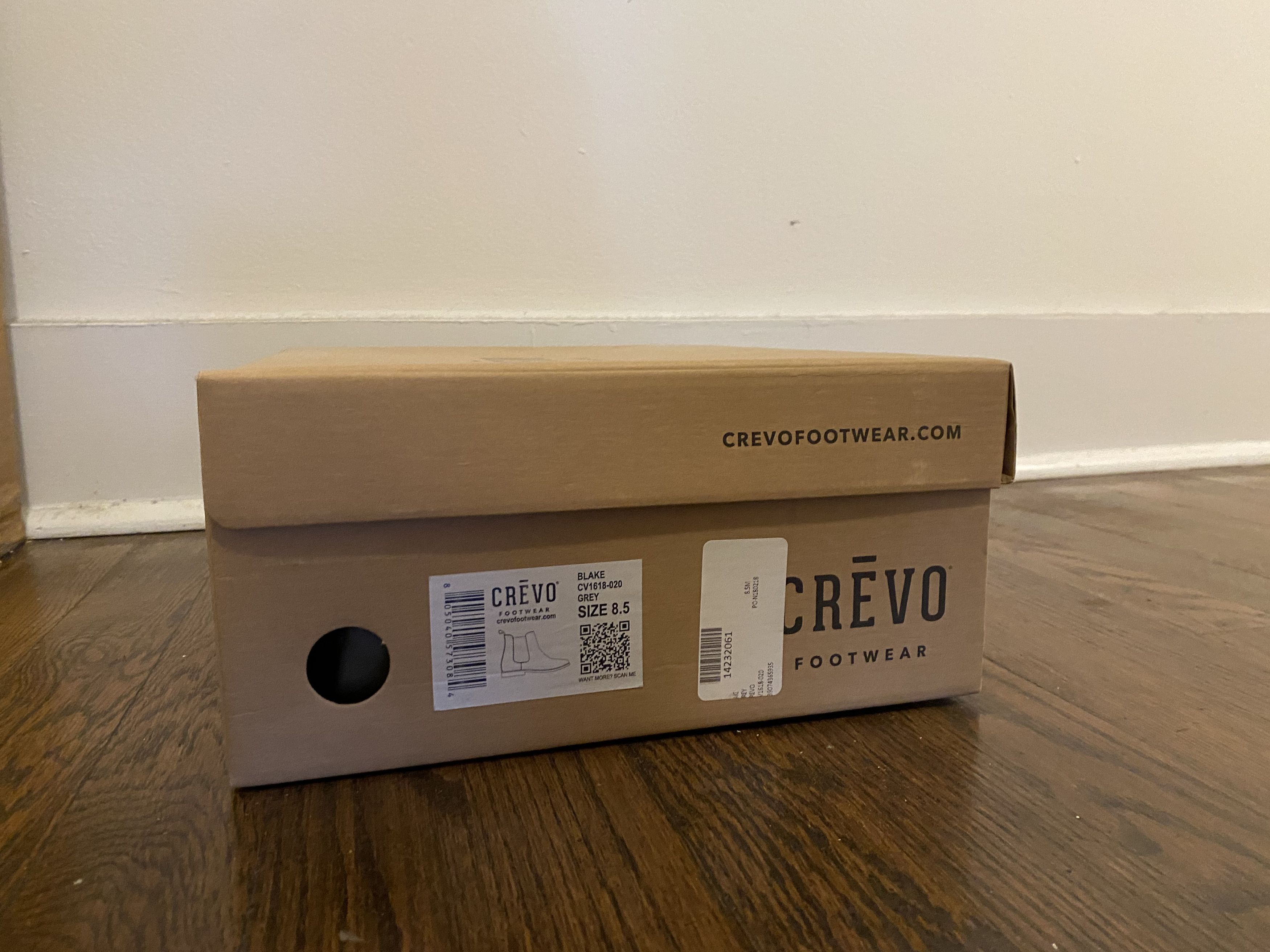 Crevo Crevo Mens Blake Grey Ankle Boots Size 8.5 Medium Size US 8.5 / EU 41-42 - 4 Thumbnail