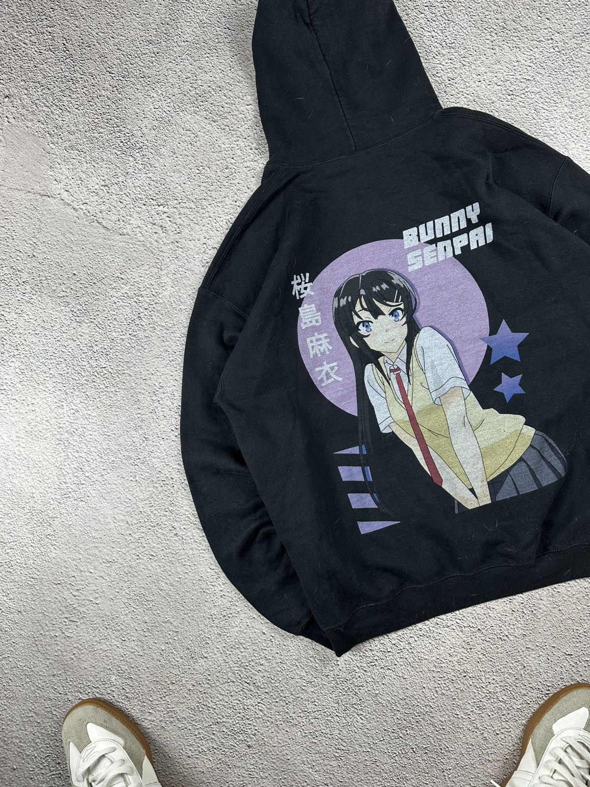 Japanese Brand Boxed Japan Hoodie Bunny Senpai Y2K Faded Style Size US L / EU 52-54 / 3 - 7 Thumbnail