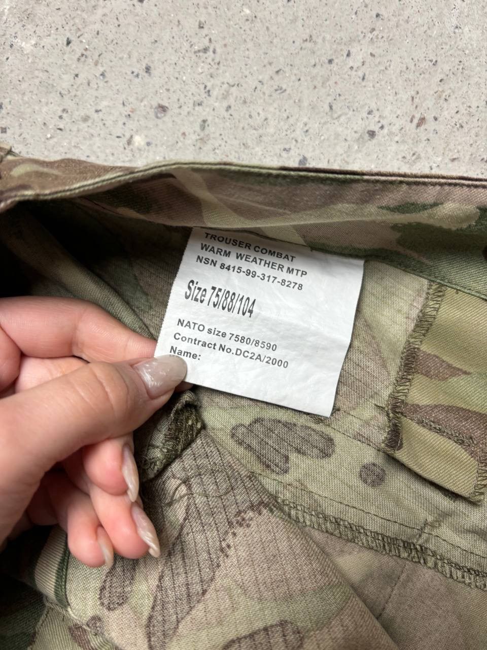 Vintage Vintage Y2K Military Cargo Baggy USA ARMY Carti Style Pants Size US 33 - 5 Thumbnail