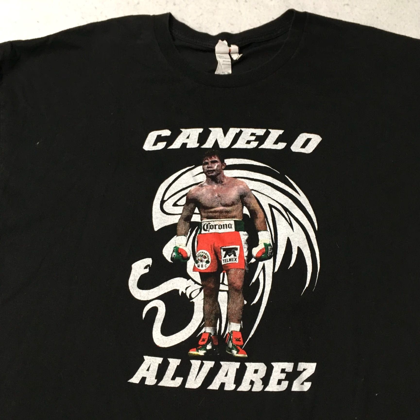 Champion Canelo Alvarez Shirt Mens 2XL Black T-Shirt Graphic Boxing Champion Vintage Box Size US XXL / EU 58 / 5 - 5 Thumbnail
