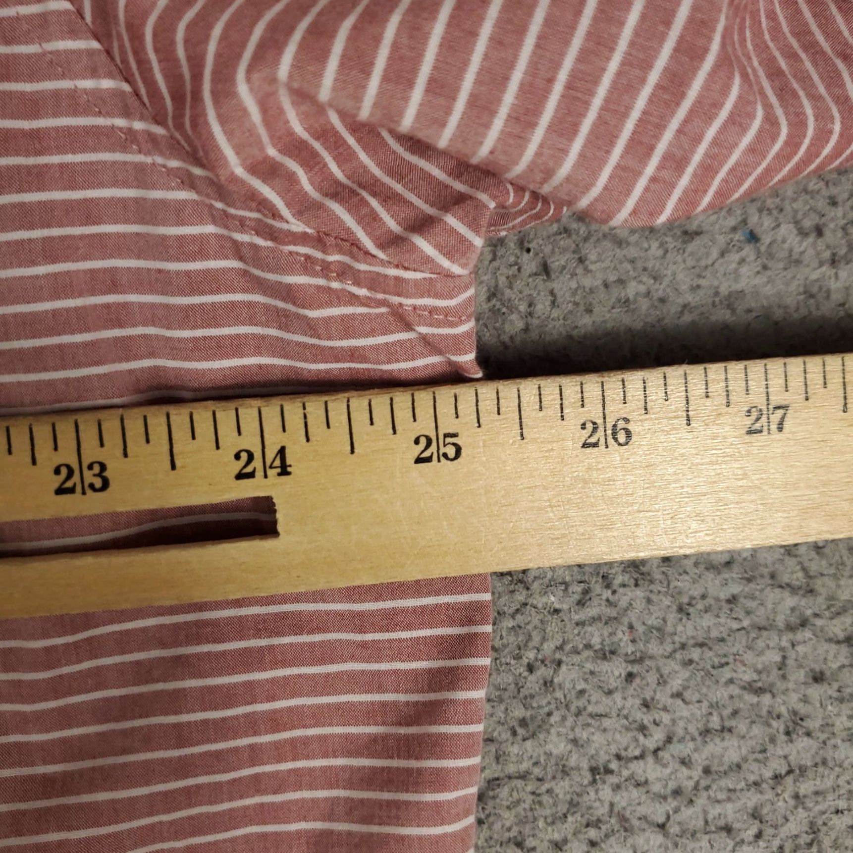 Original Penguin Original Penguin Shirt Mens 2XL Red Striped Button-Up Long Sleeve Casual Business Formal Workwear Button-Up Pocket Logo Cotton Woven Size US XXL / EU 58 / 5 - 5 Thumbnail