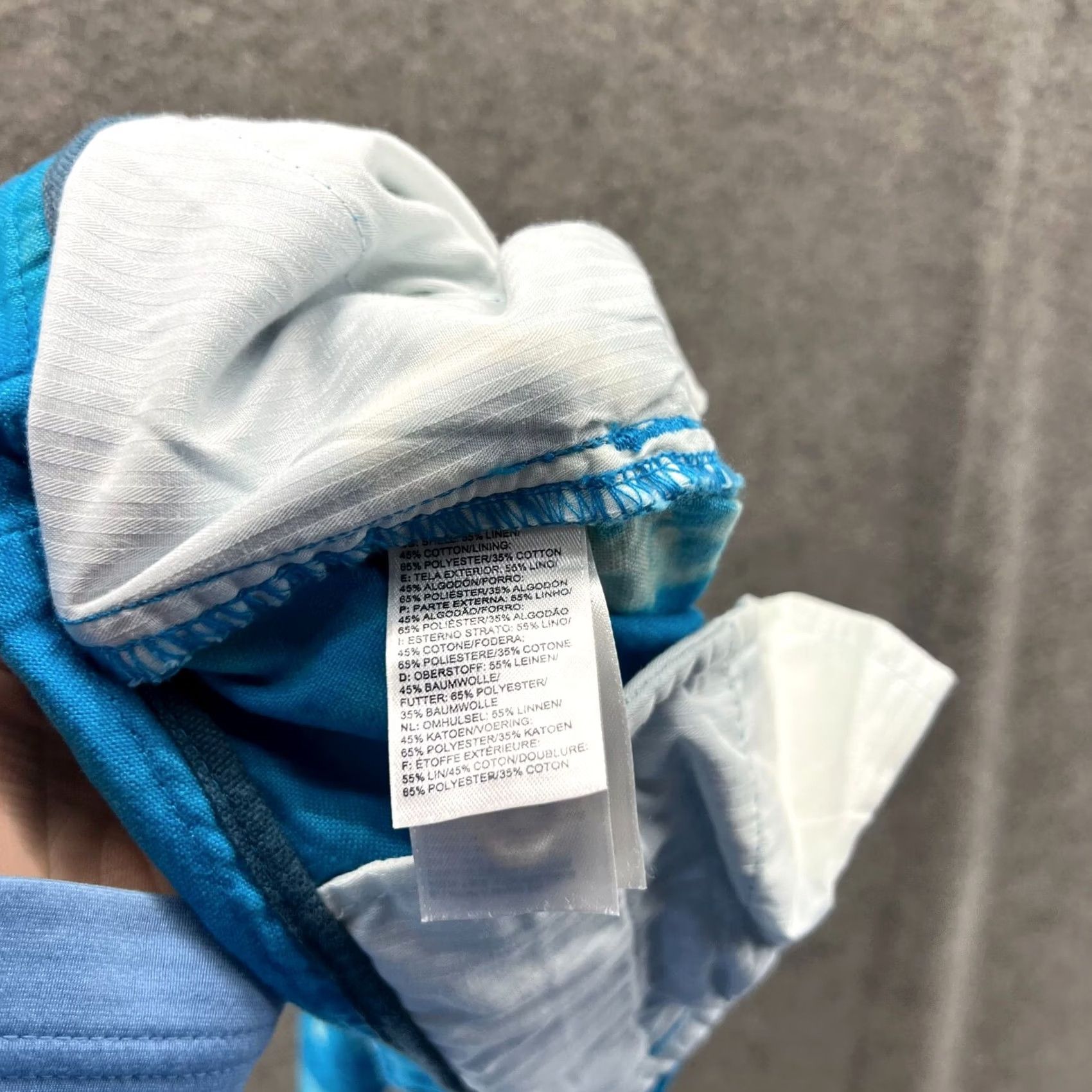 The North Face The North Face Shorts Womens 6 Light Blue Chino Flat Front Canvas Cotton Hiking Size 28" / US 6 / IT 42 - 7 Thumbnail
