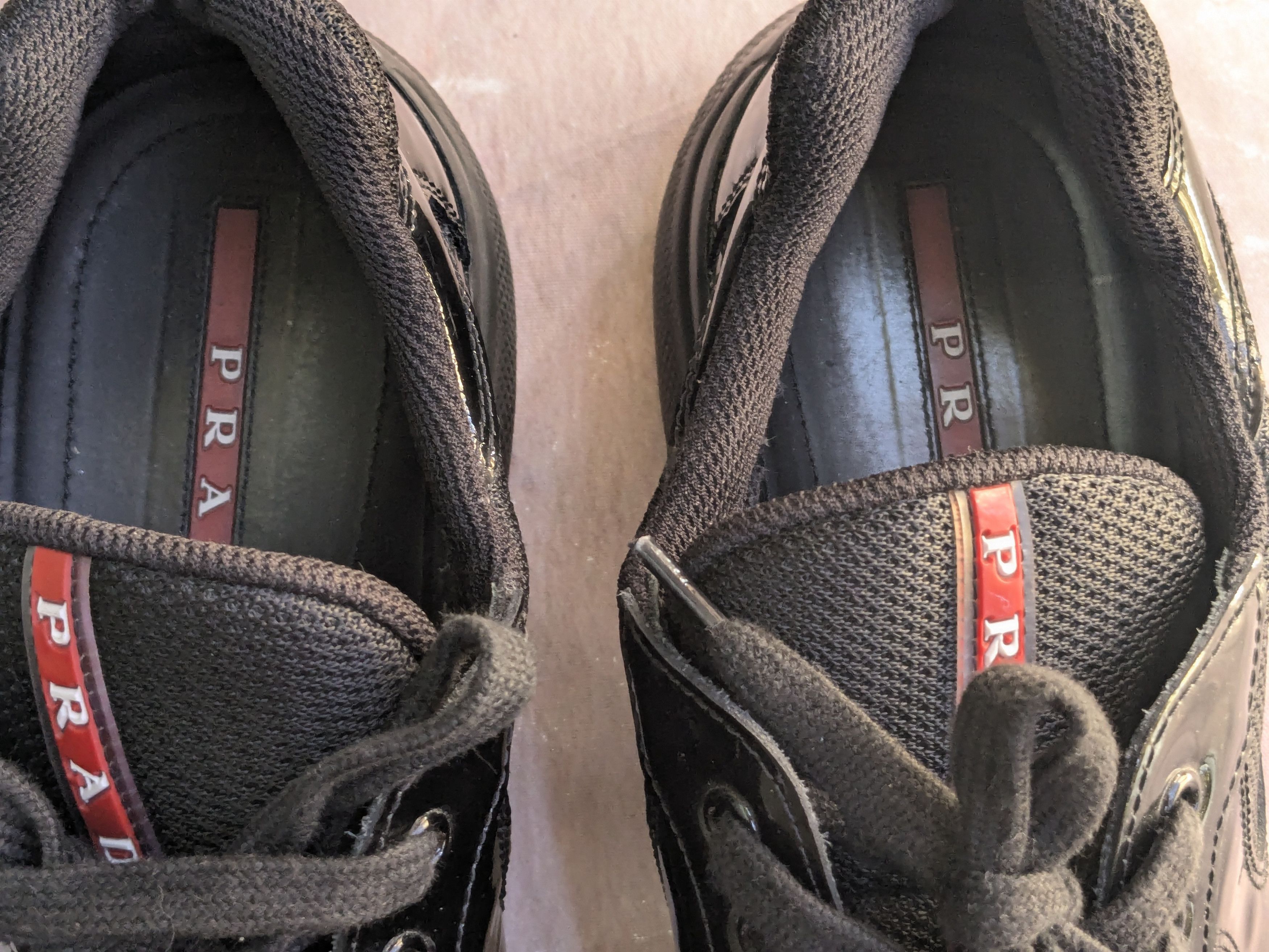 Prada Prada America's Cup Sneakers Red Black Patent 9 Low Size US 9 / EU 42 - 3 Thumbnail
