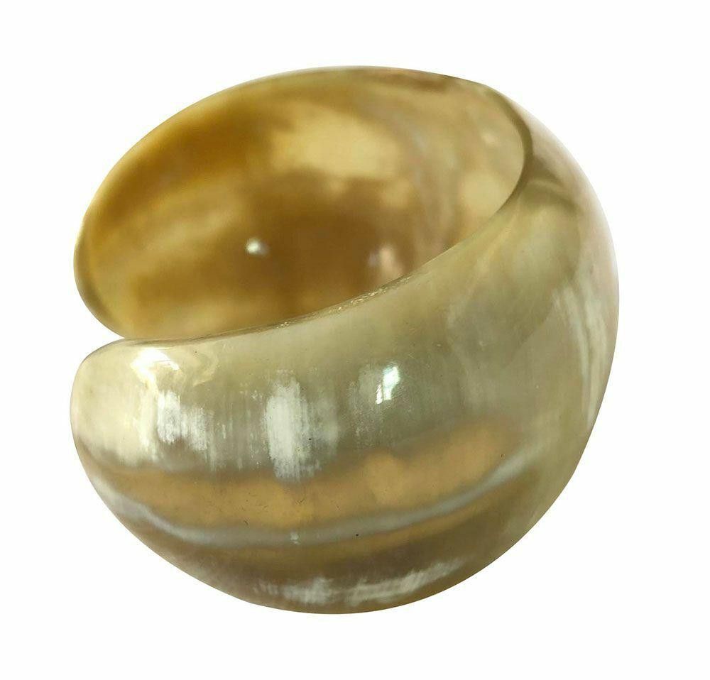 Designer New Textured Cow Horn Bracelet. Size ONE SIZE - 3 Thumbnail