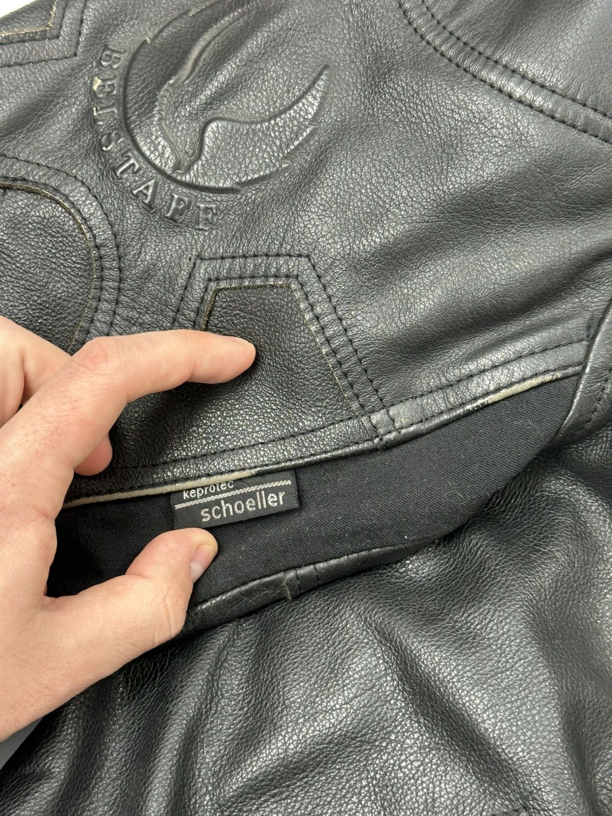 Belstaff Belstaff Motorcycle Black Leather Heavyweight Jacket Black Size US M / EU 48-50 / 2 - 19 Thumbnail